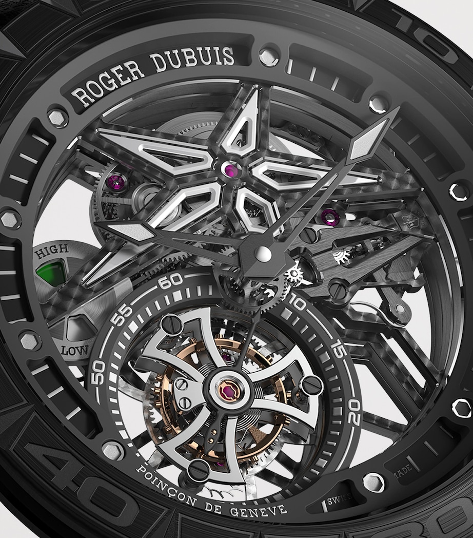 x Pirelli Titanium Excalibur Spider Watch 45mm BLACK Image 5