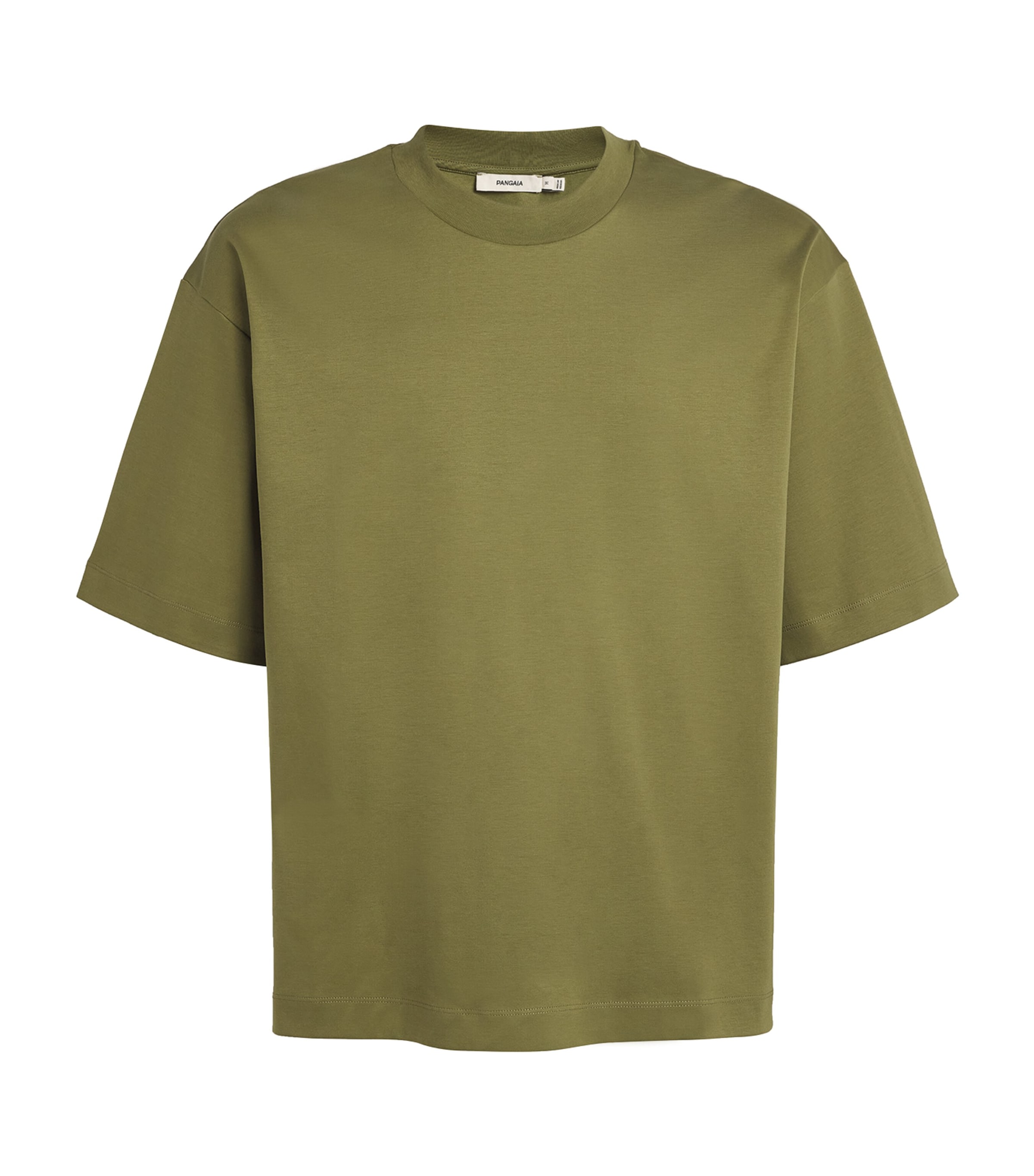 Pangaia Organic Cotton Oversized Dna T-shirt In Green