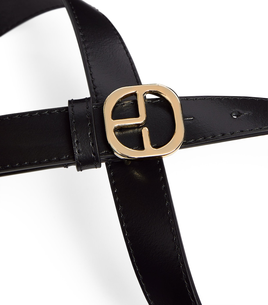 Leather Belt BLACK Image 6