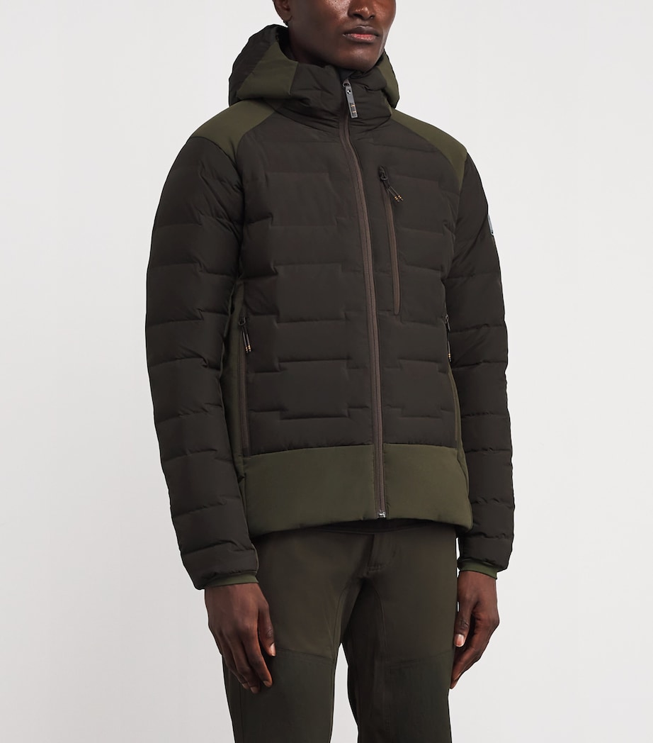 Tarandus Padded-Hood Jacket 07V7:MOSS+BROWNBARK Image 3