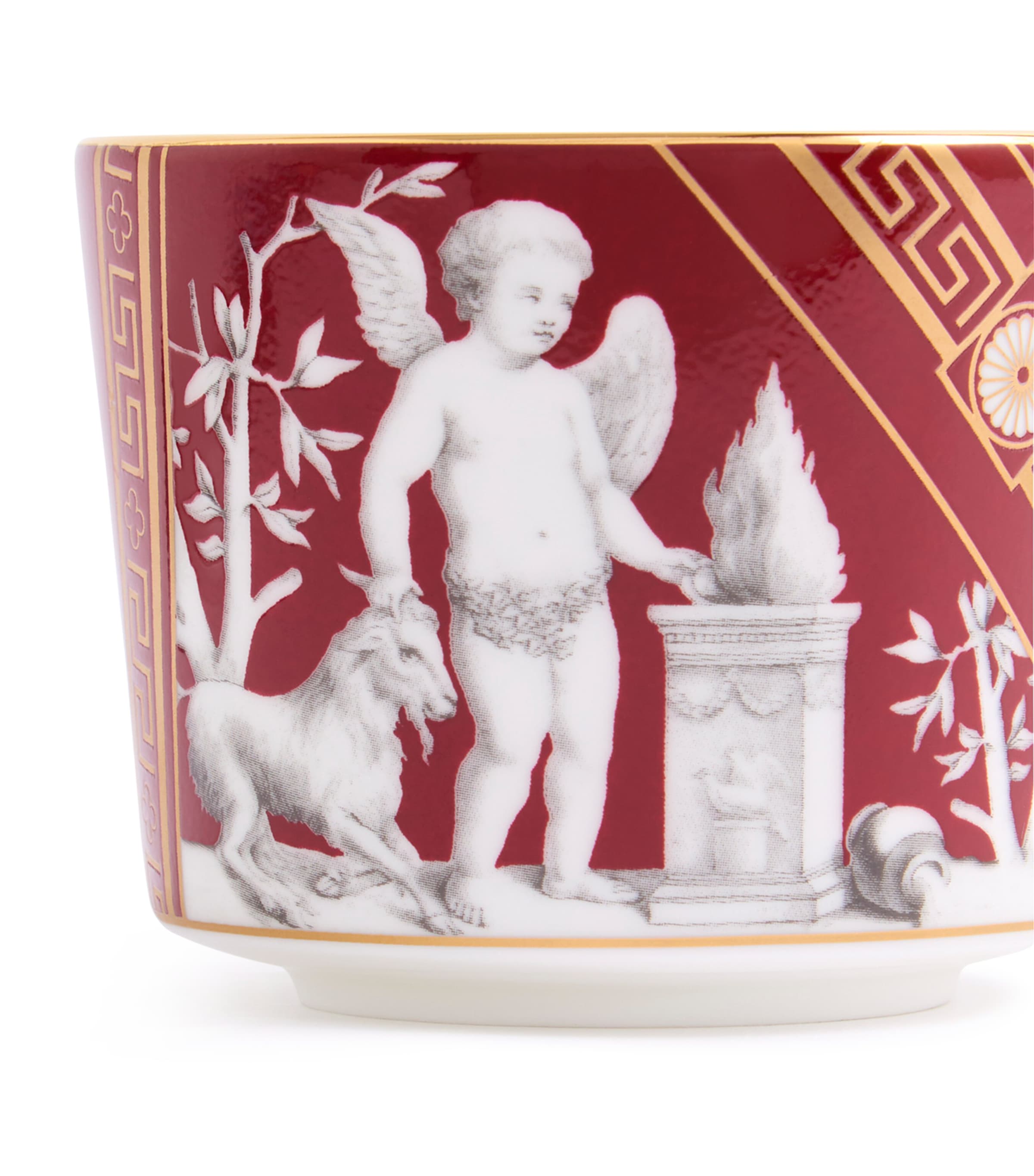 Set of 2 Renaissance Teacups and Saucers RED Image 5