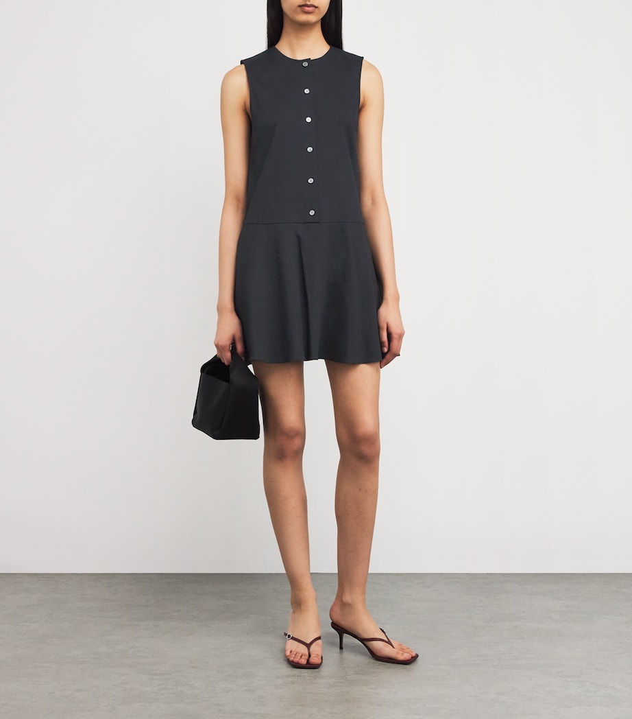Theory Womens Good Linen Mini Dress Ujs Concord Image 2