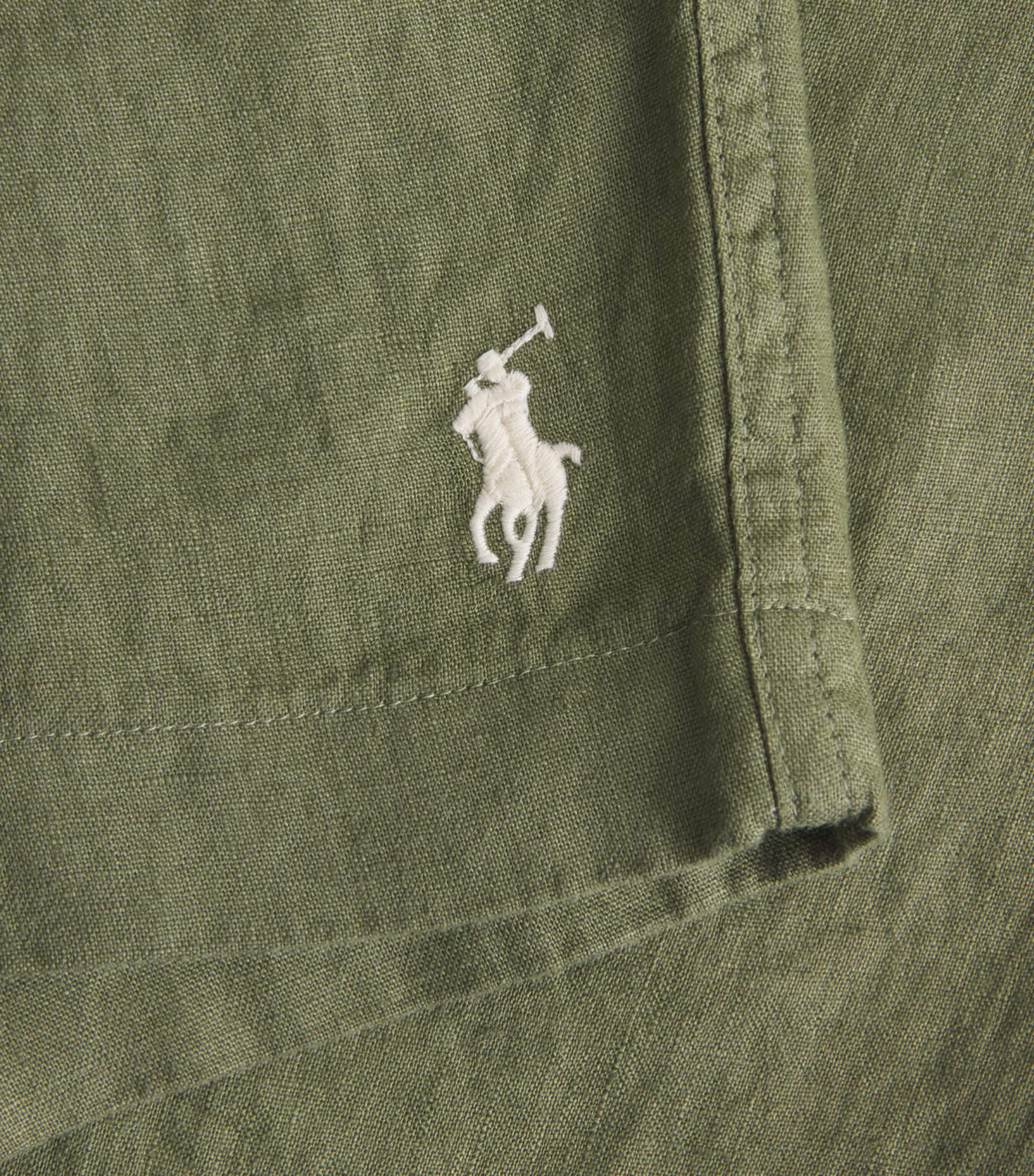Polo Ralph Lauren Mens Linen Prepster Shorts Garden Trail Image 6