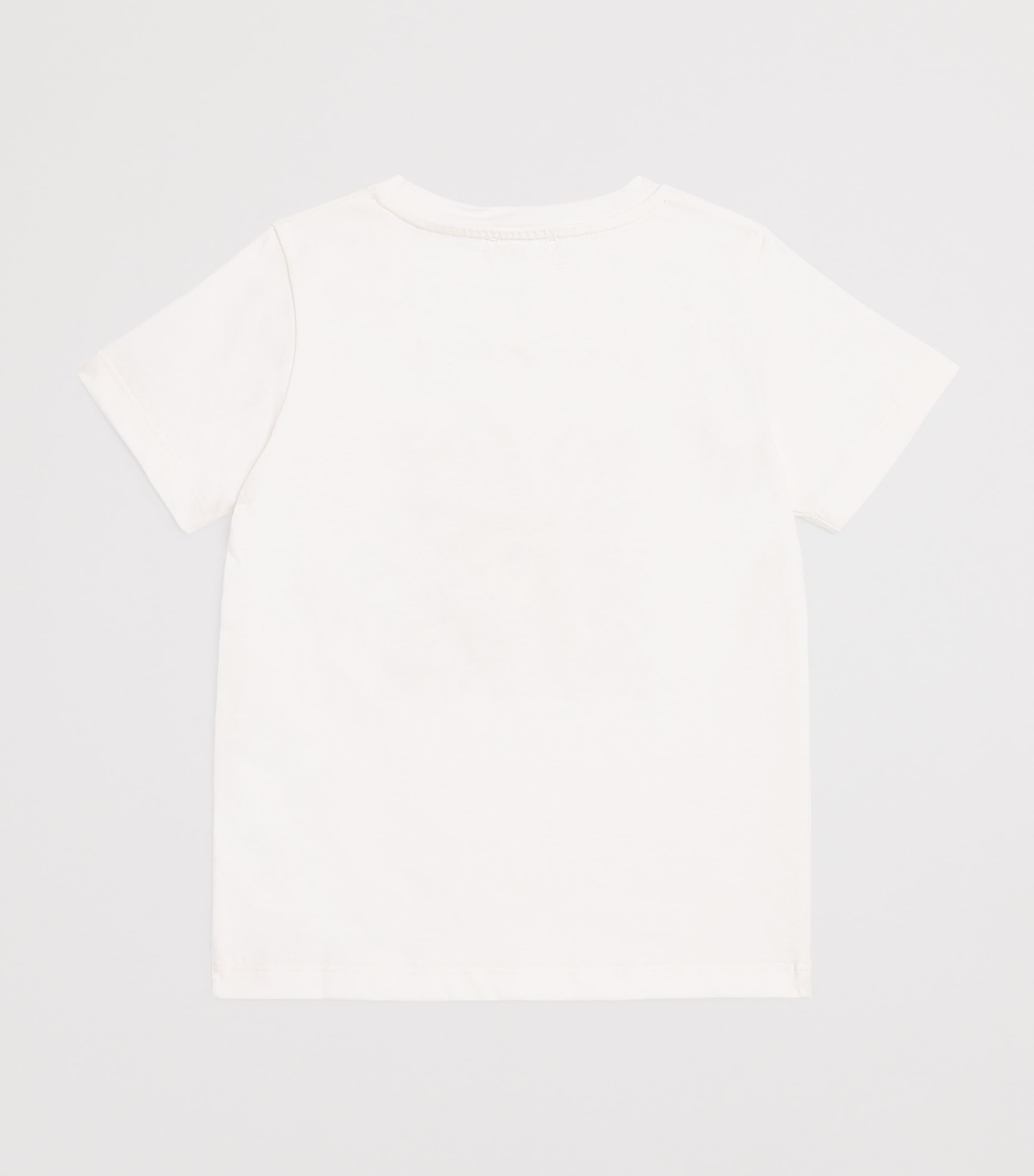 Cotton Medusa Print T-Shirt (12 Months-5 Years) 2W110 WHITE+GOLD Image 2