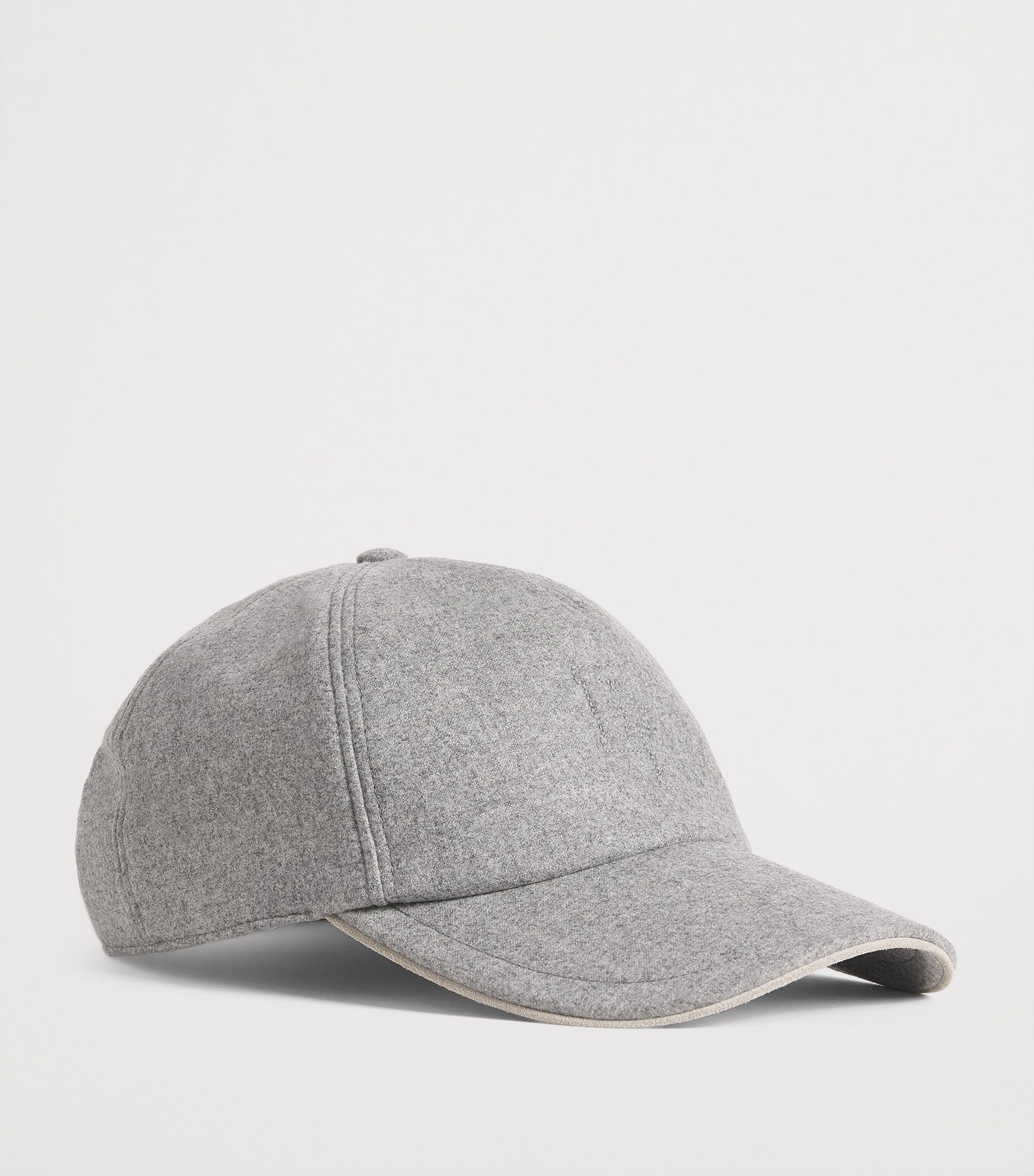 Eleventy Embroidered Logo Baseball Cap Grigio Medio E Torto Image 2
