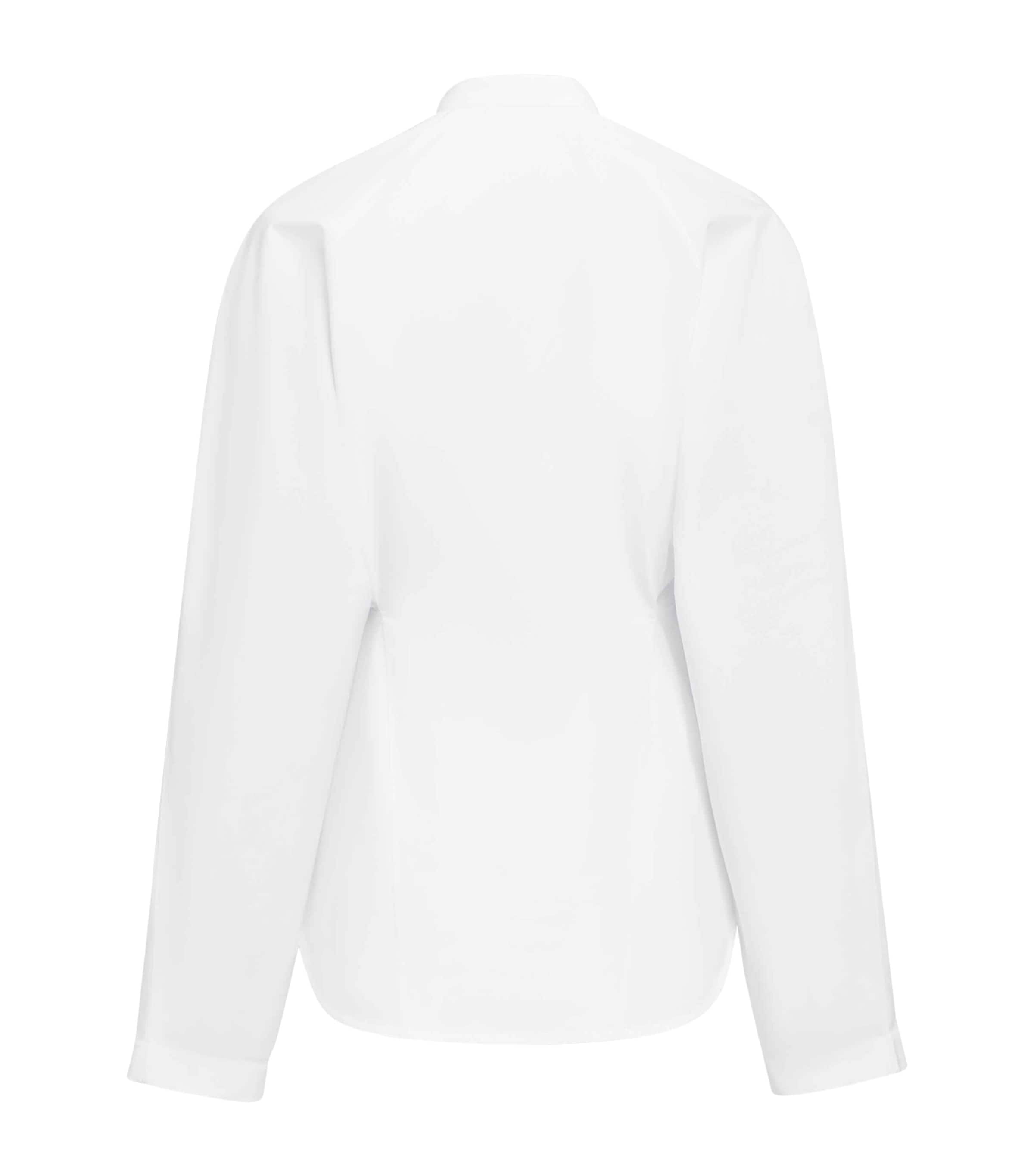 Cotton-Linen Curved Shirt BLANC Image 2