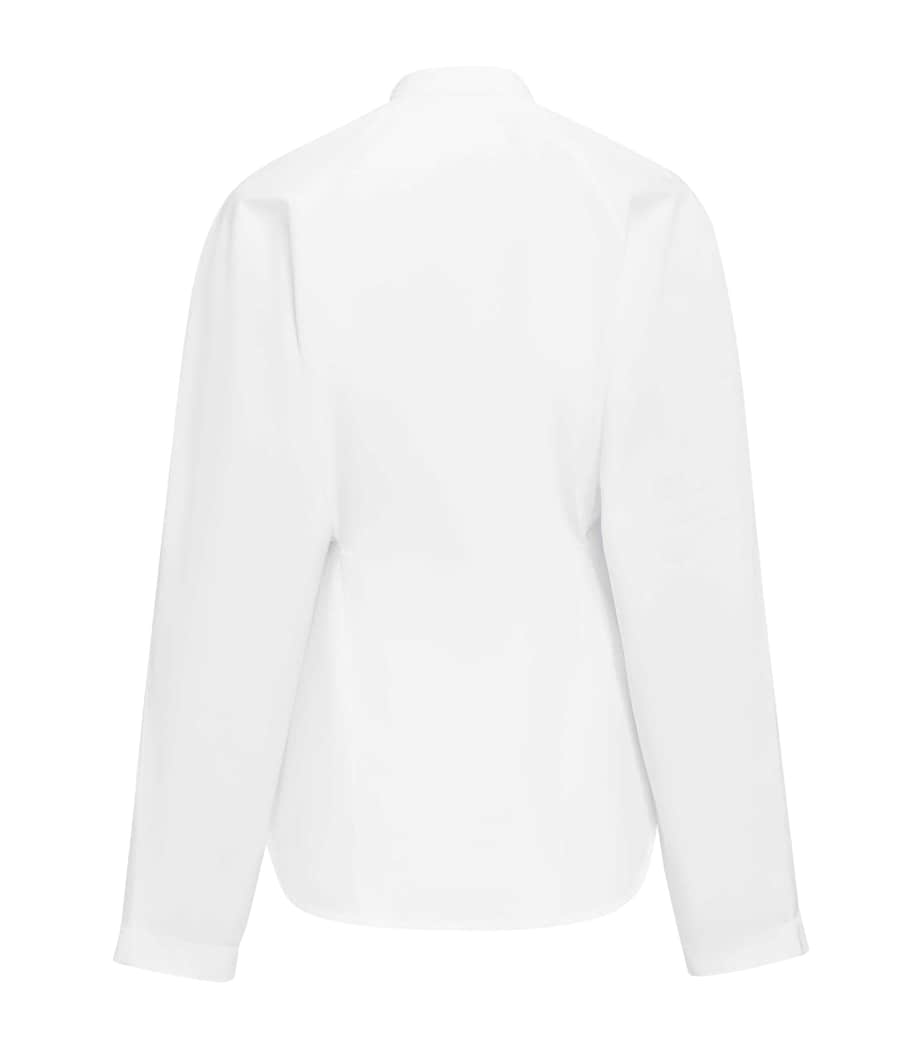 Cotton-Linen Curved Shirt BLANC Image 2