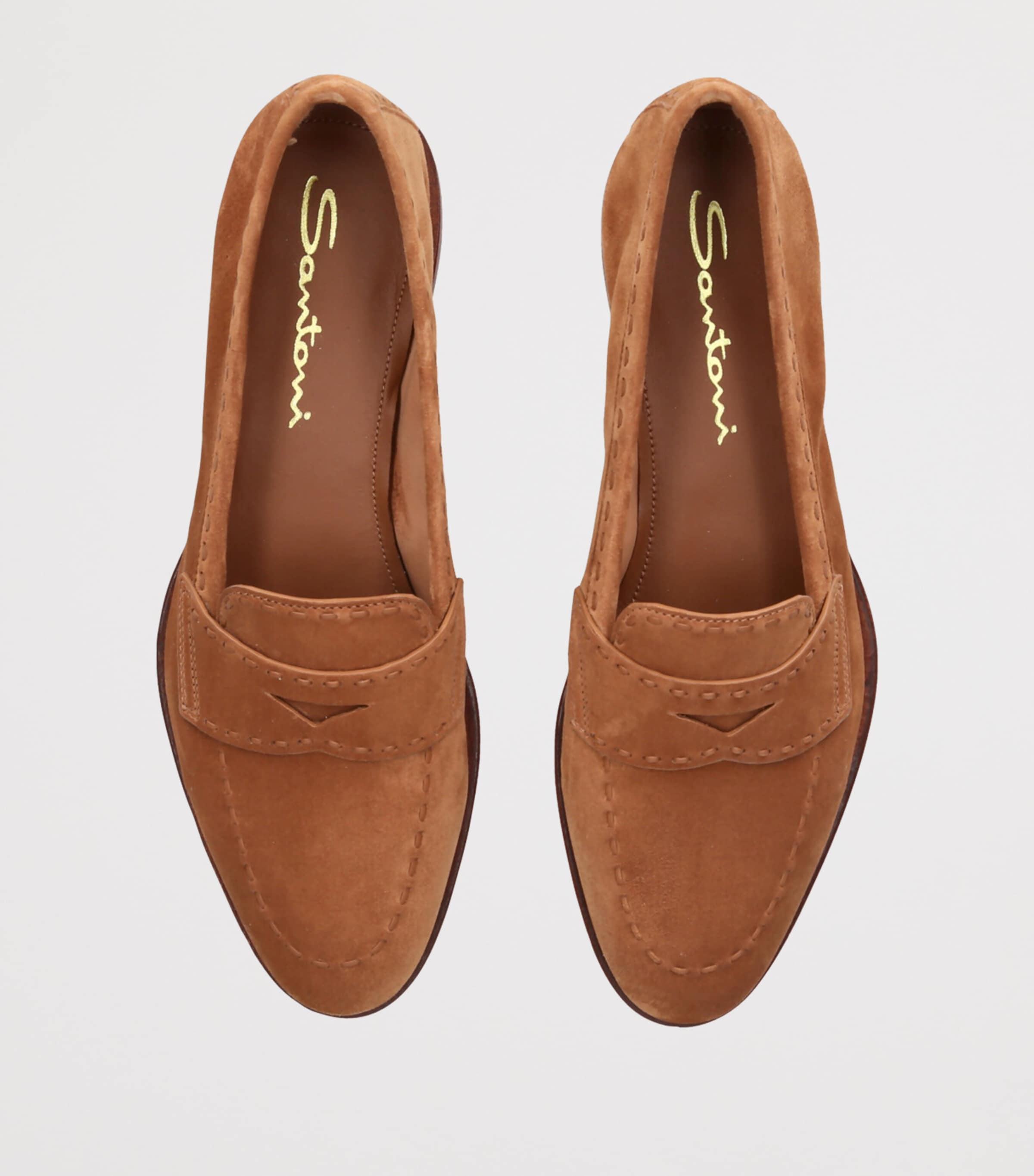 Suede Marlene Dash Loafers TAN Image 4