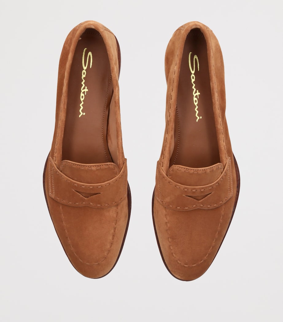 Suede Marlene Dash Loafers TAN Image 4