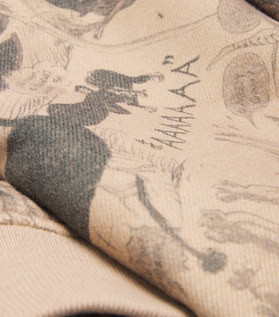 Sketch Bomber Jacket BEIGE Image 5