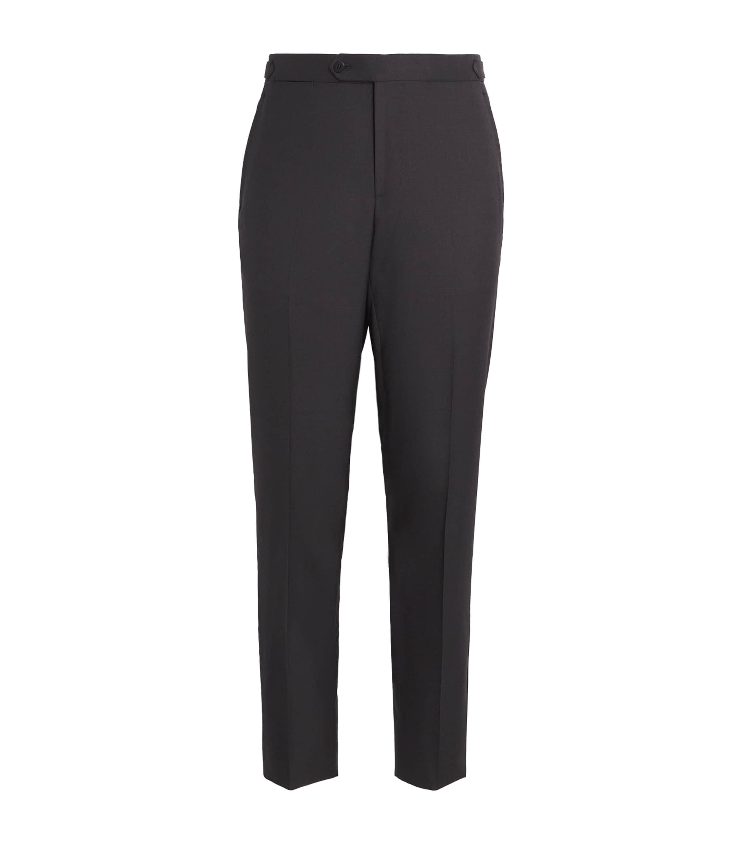 Isaia Wool Sanita Trousers In Gray