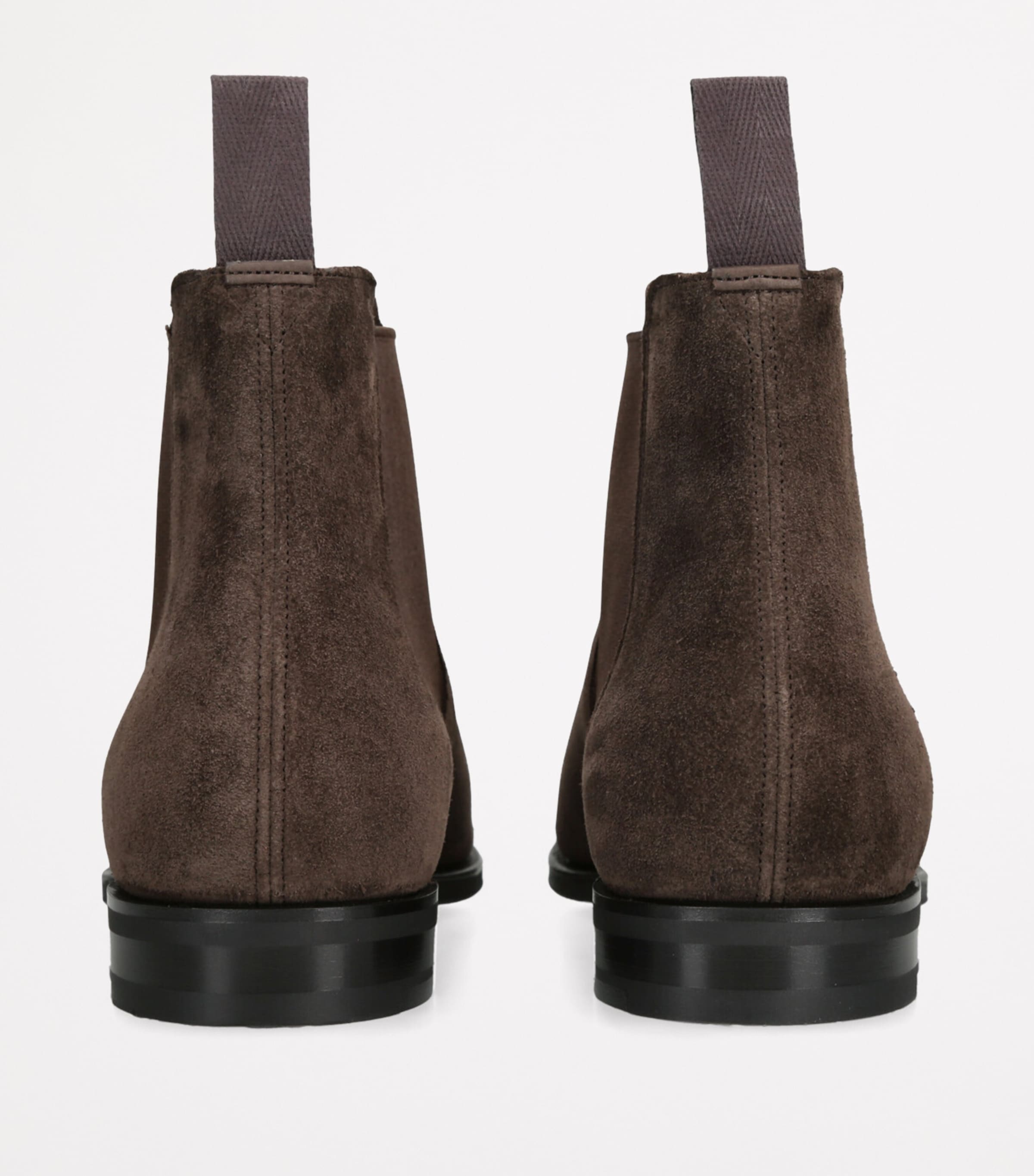 Church's Suede Amberley 2 Chelsea Boots Dark Brown Image 2