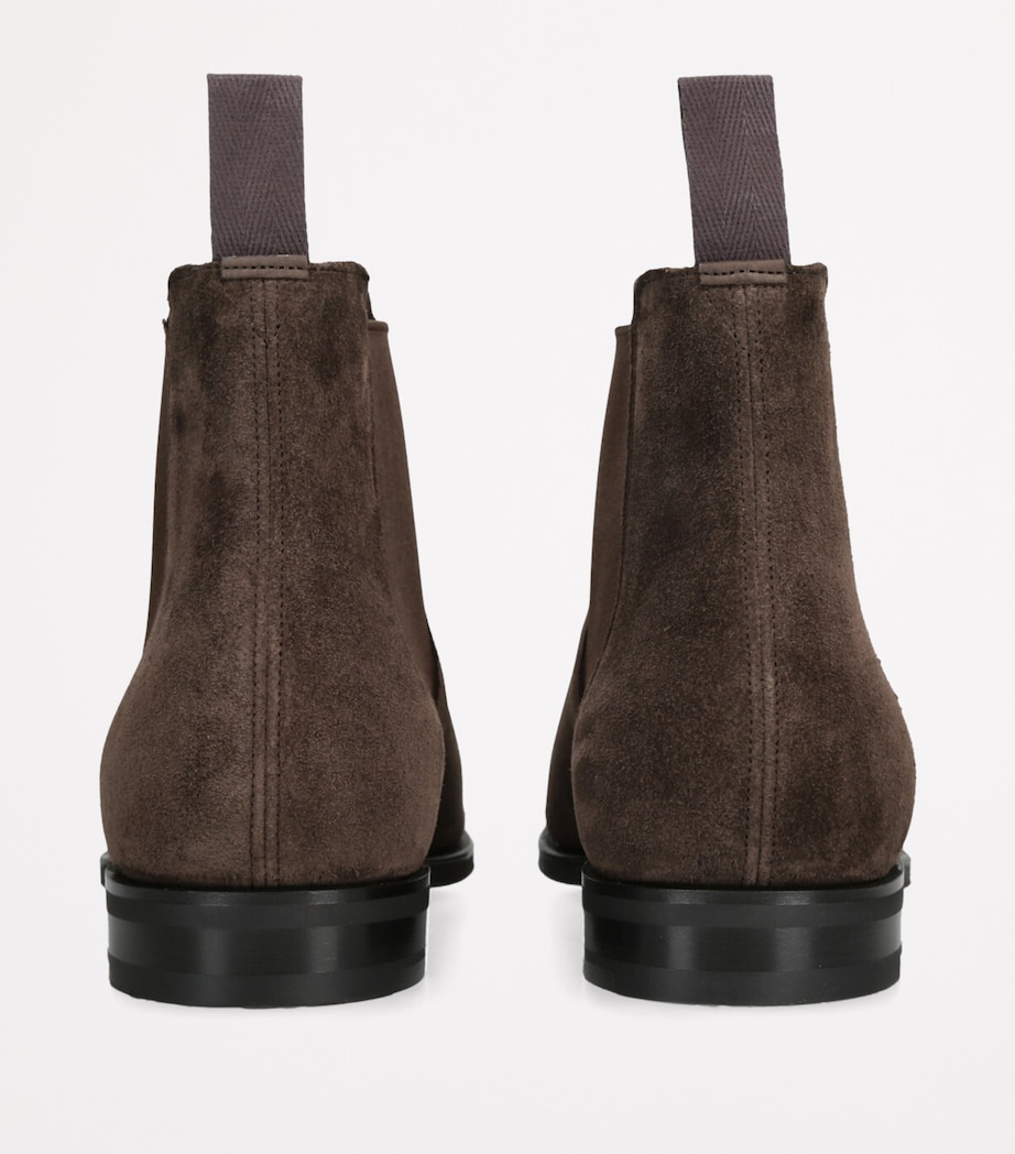 Church's Suede Amberley 2 Chelsea Boots Dark Brown Image 2