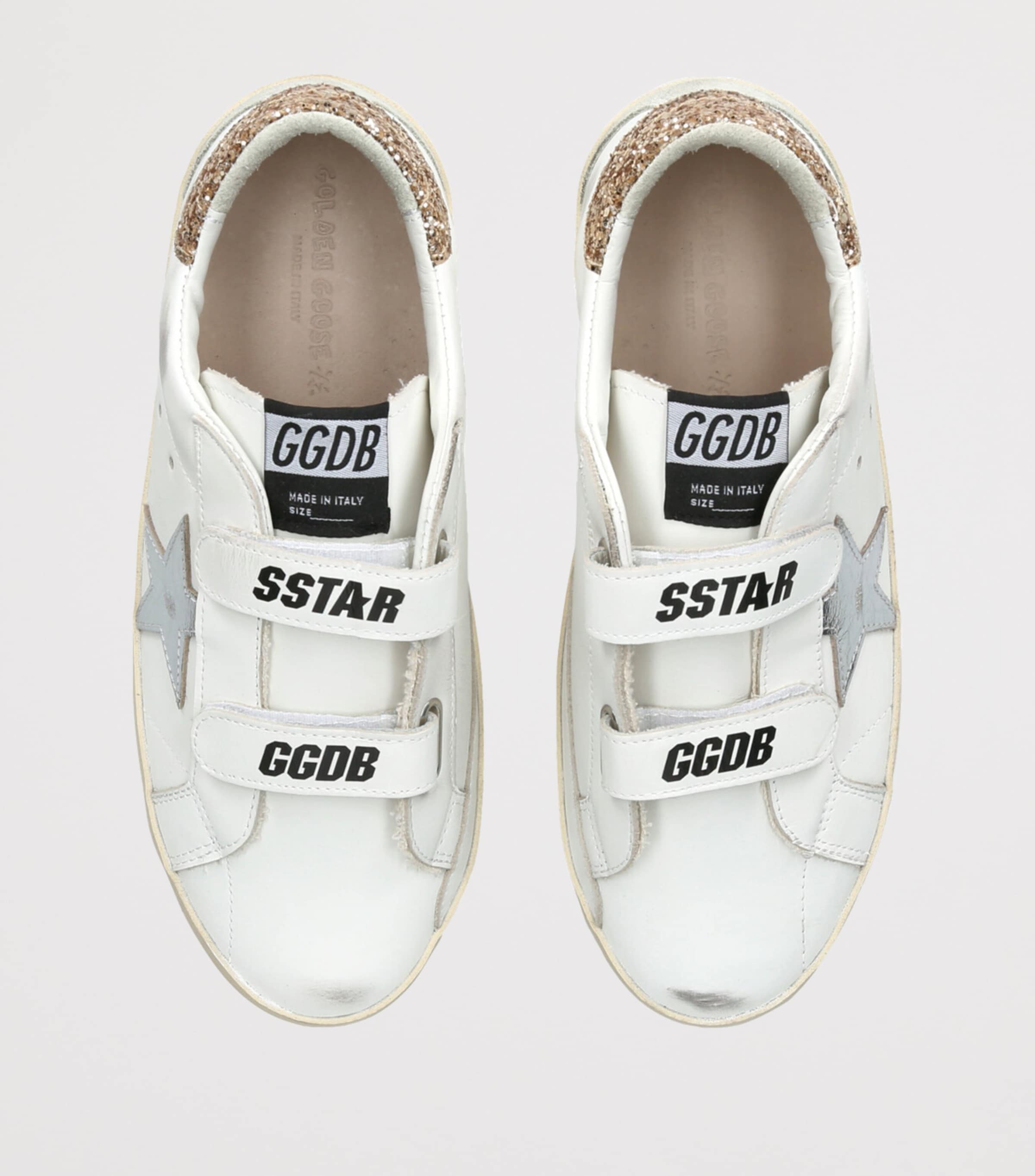 Leather Old School Sneakers WHITE/OTH Image 4