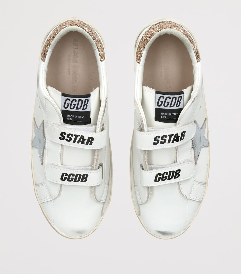 Leather Old School Sneakers WHITE/OTH Image 4