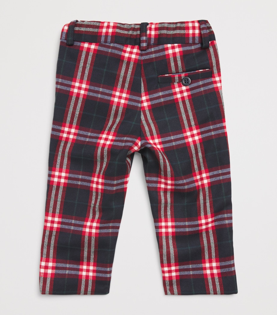 Patachou Flannel Tartan Trousers (6 Months - 4 Years) Balmoral Trtn Image 2