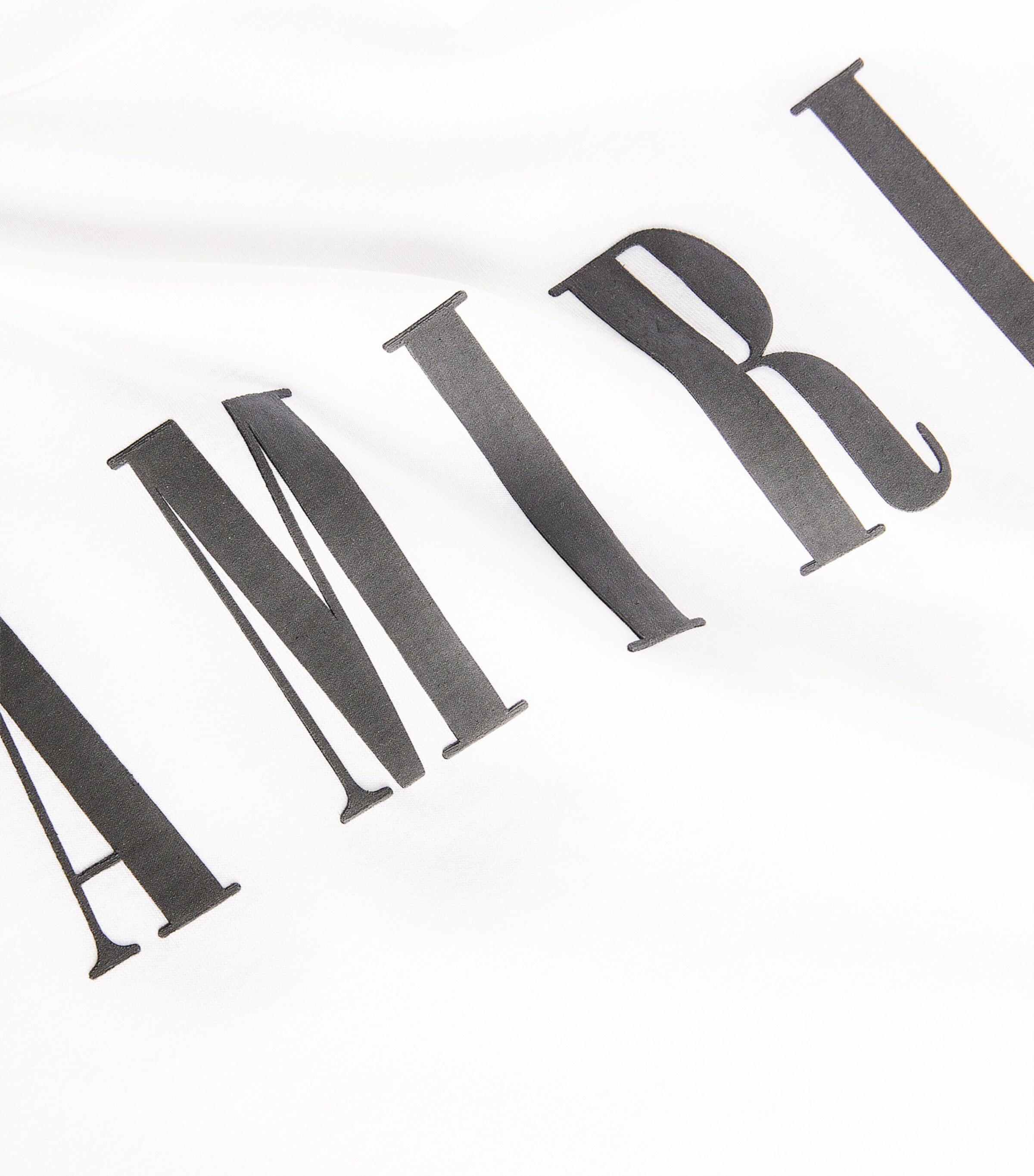 AMIRI Mens Cotton Logo T-Shirt White Image 2