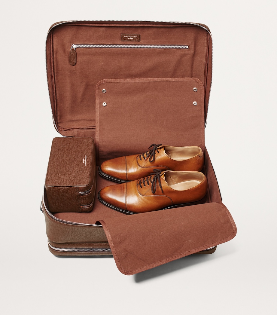 Leather 48 Hour Mount Street Travel Bag TOBACCO Image 10