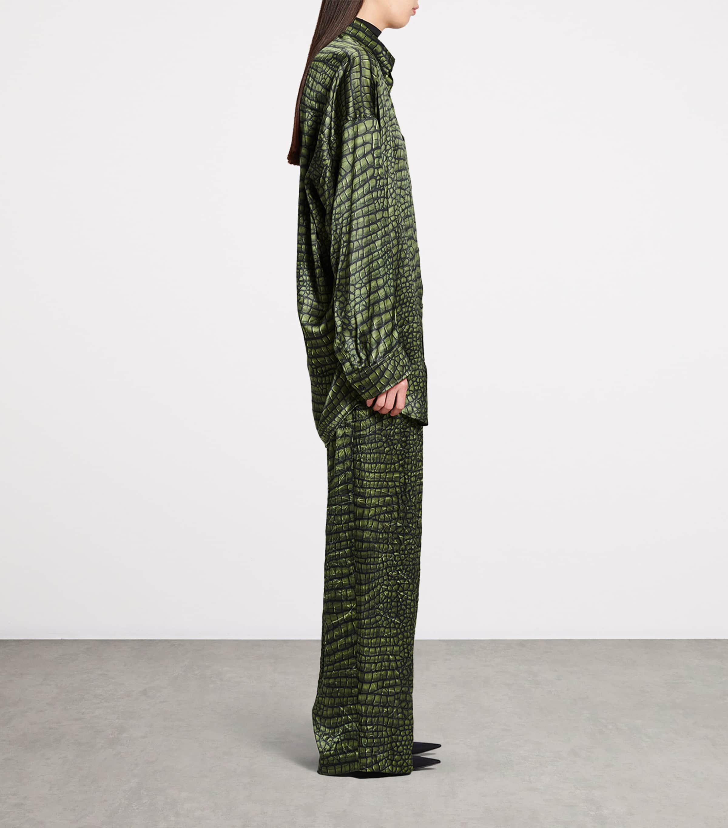 Silk Cocoon Long-Sleeve Shirt 3001 Image 5