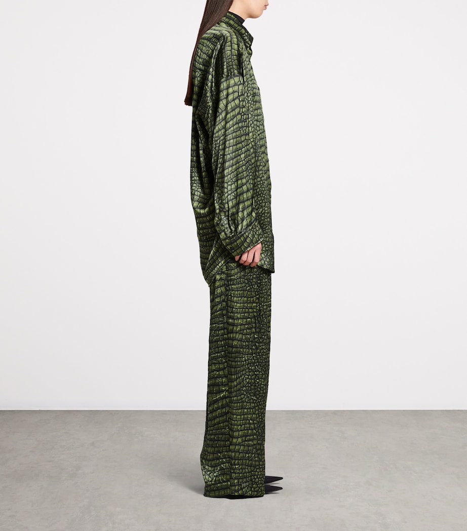 Silk Cocoon Long-Sleeve Shirt 3001 Image 5