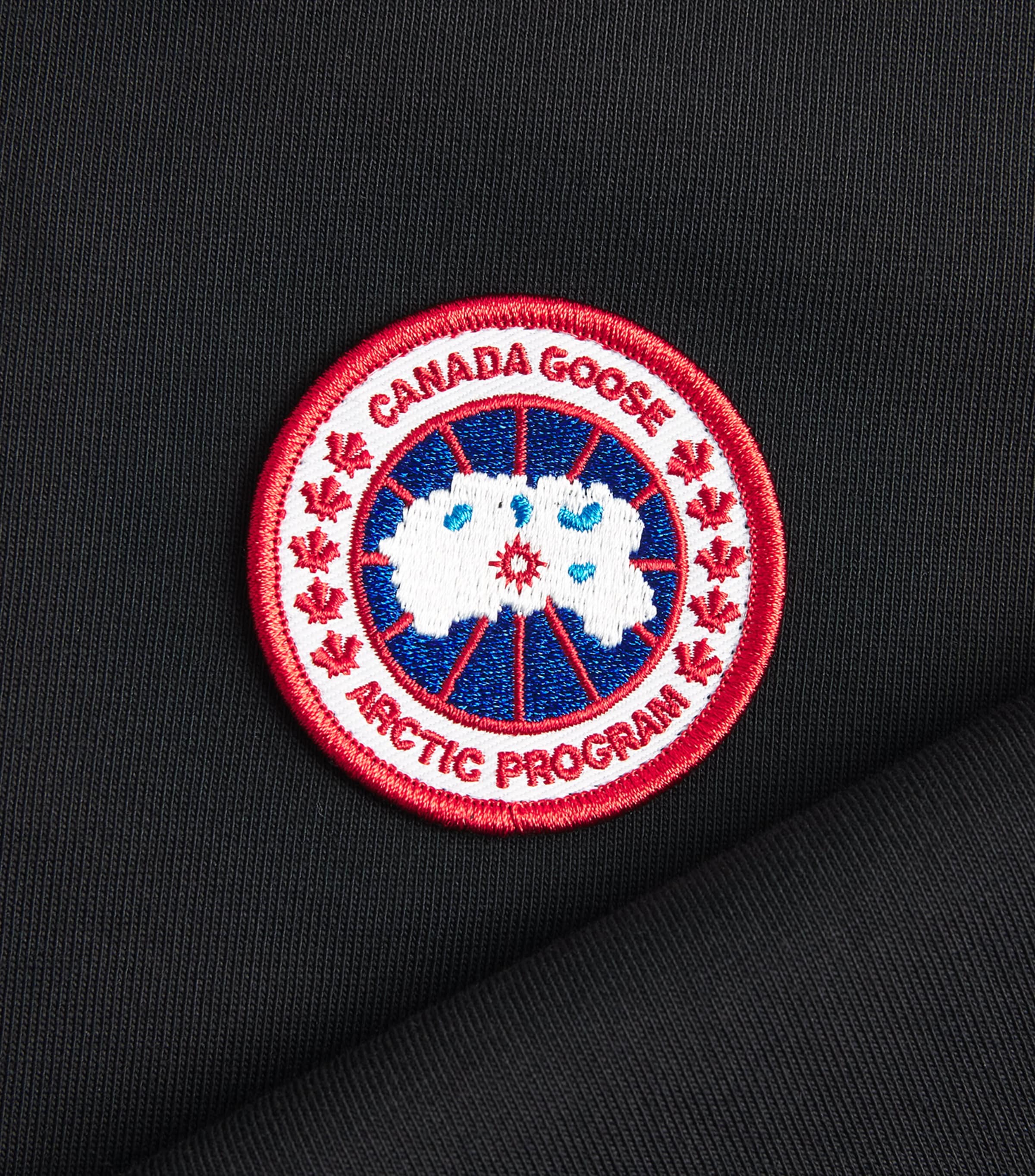 Canada Goose Mens Organic Cotton Vantage Long-Sleeve T-Shirt Black Image 6