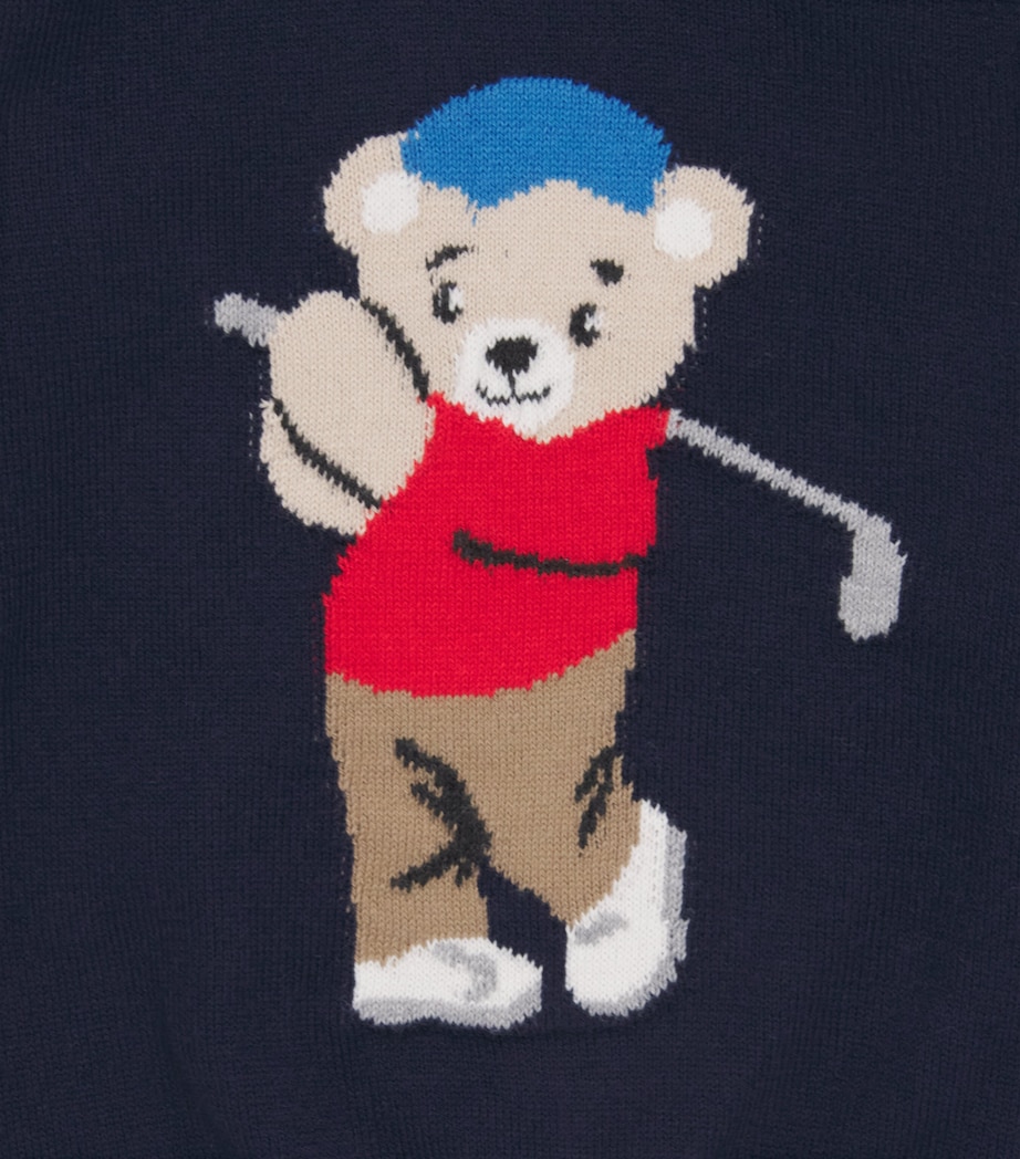 Per Te Cotton Golf Bear Sweater (3 Months-4 Years) Image 3