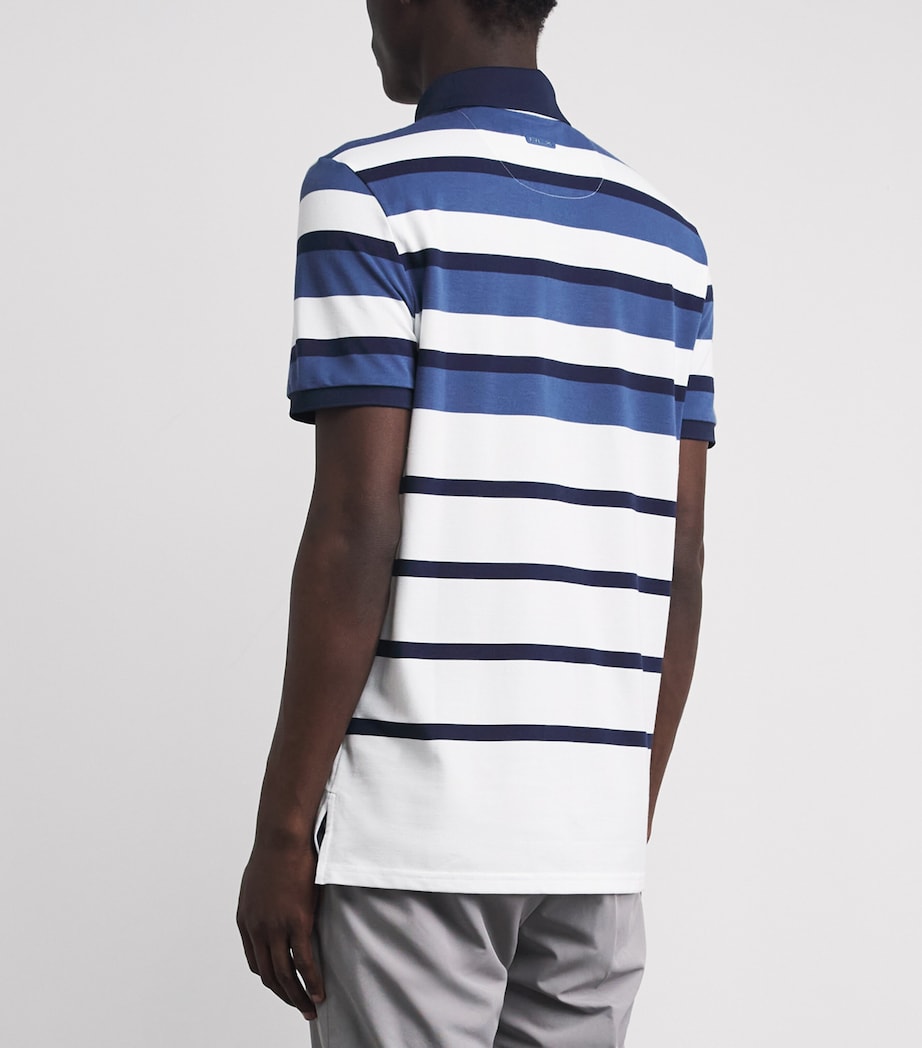 RLX Ralph Lauren Mens Stretch-Cotton Performance Polo Shirt Old Royal Multi Image 5