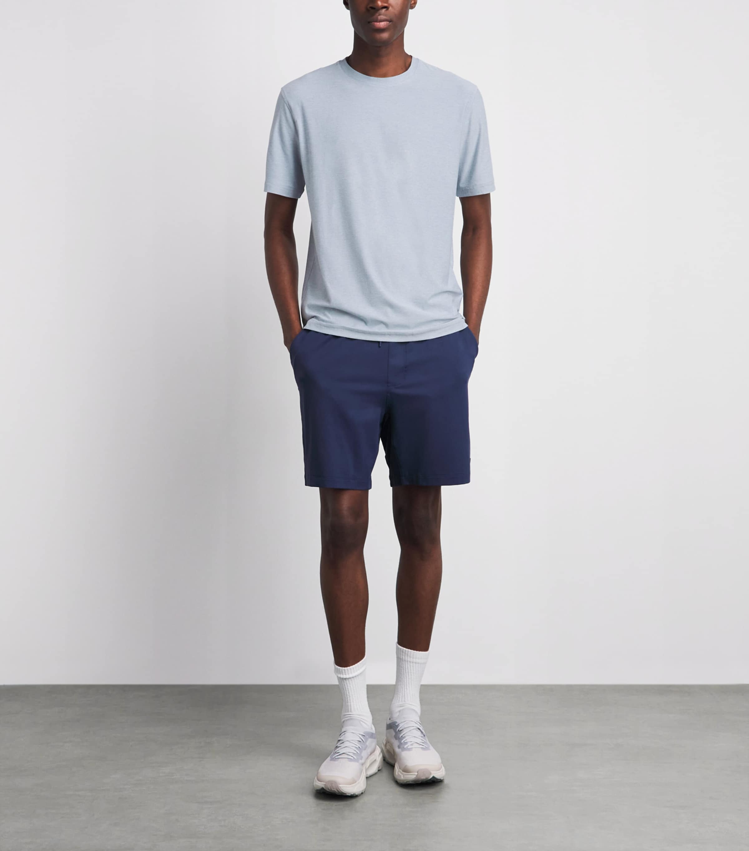 VUORI Mens Strato Tech T-Shirt Bdh Blue Dusk He Image 2