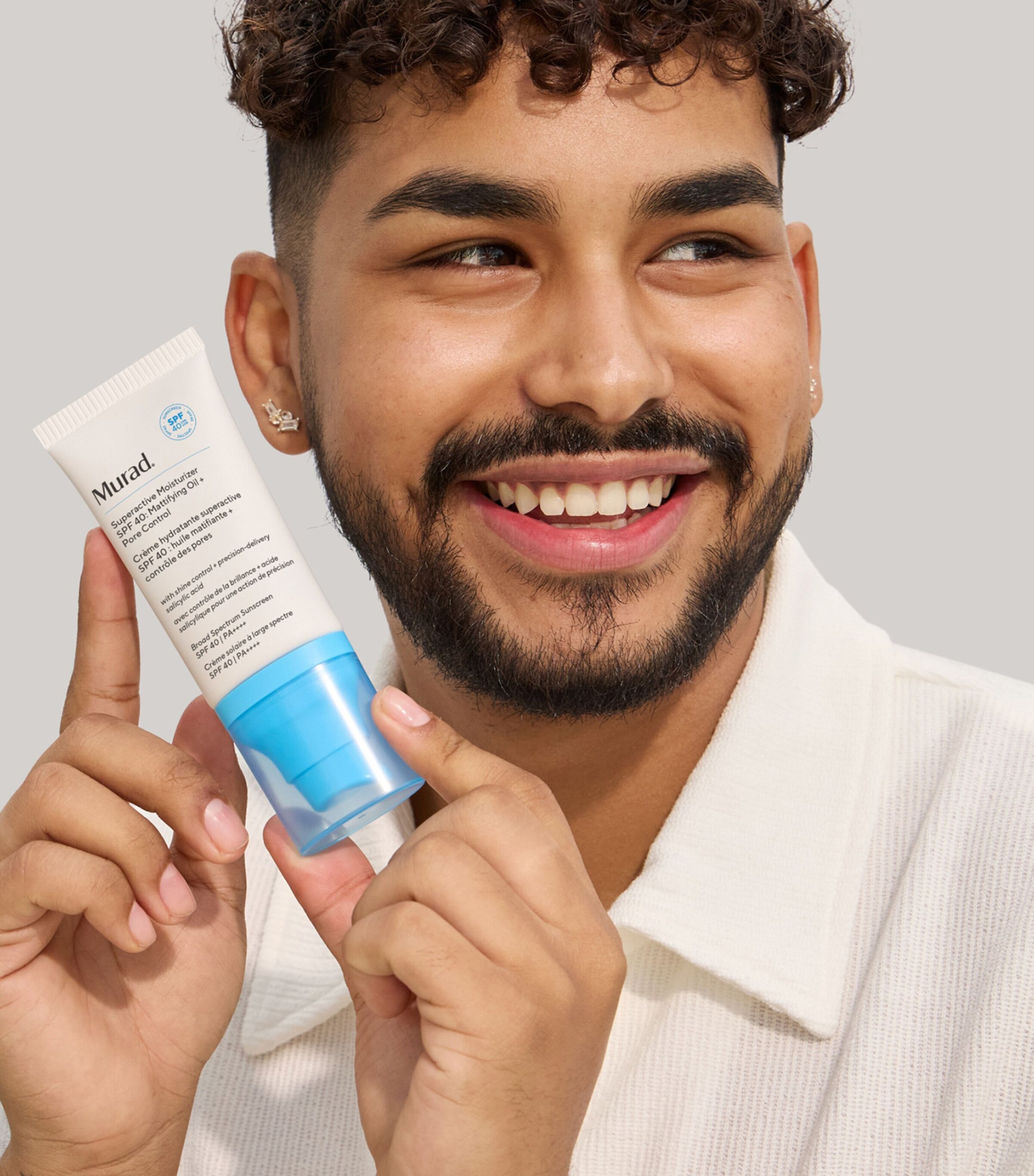 Superactive Moisturizer SPF 40: Mattifying Oil + Pore Control (50ml) NO COLOUR Image 6