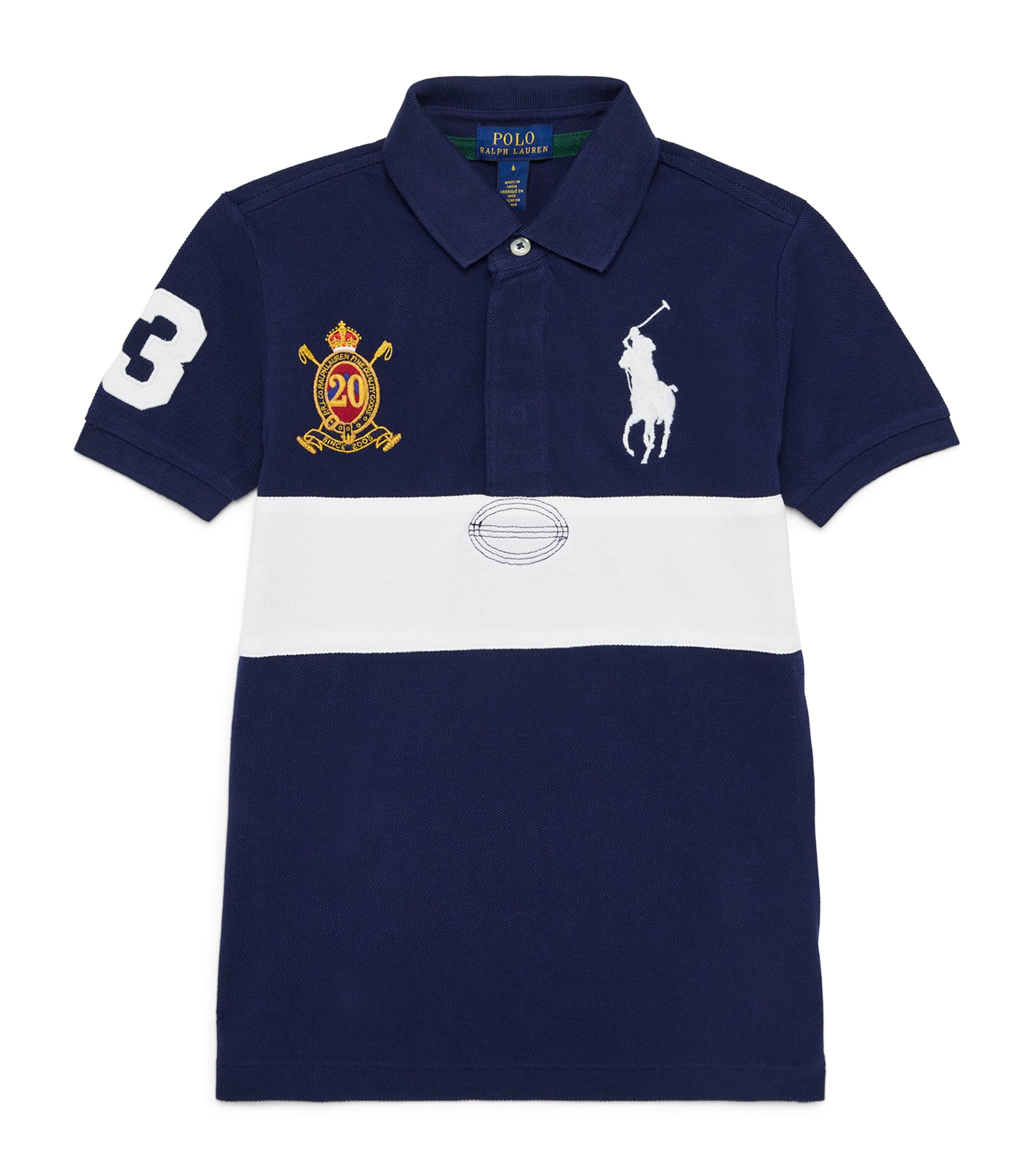 Ralph Lauren Cotton 20th Anniversary Polo Shirt In Blue