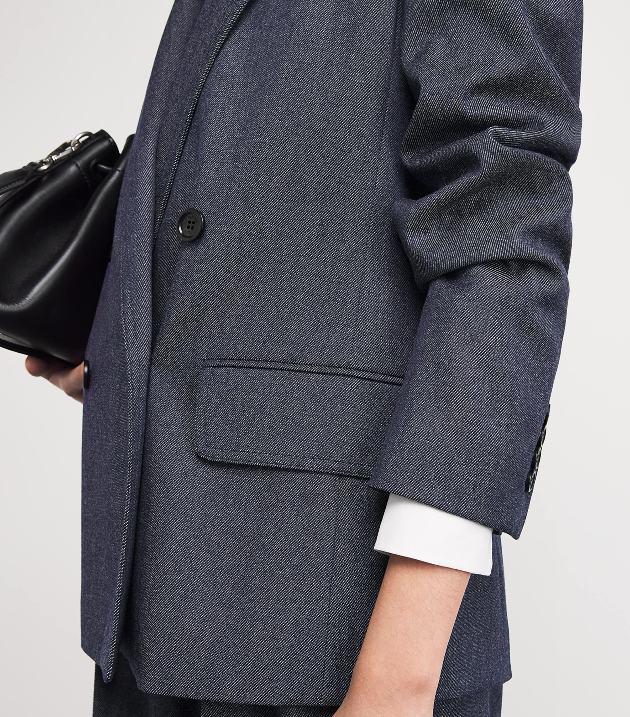 Virgin Wool Double-Breasted Blazer ULTRAMARINE Image 6