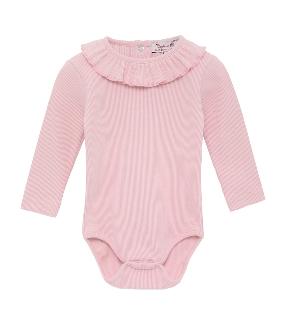 Stretch-Cotton Grace Willow Bodysuit (3-24 Months) DUSTY PINK Image 1