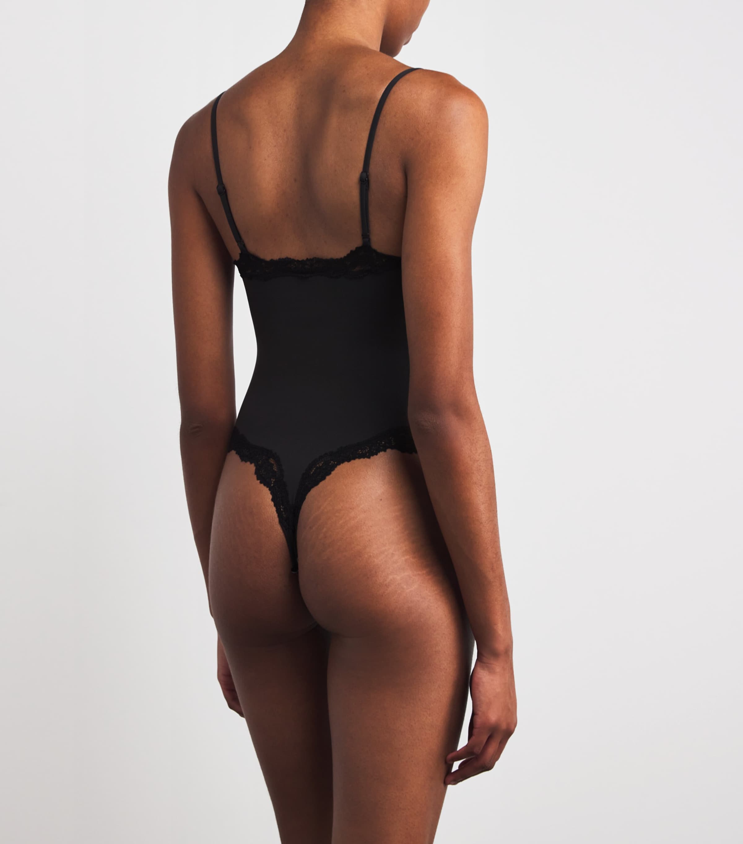 Fits Everybody Lace-Trim Bodysuit ONYX Image 3