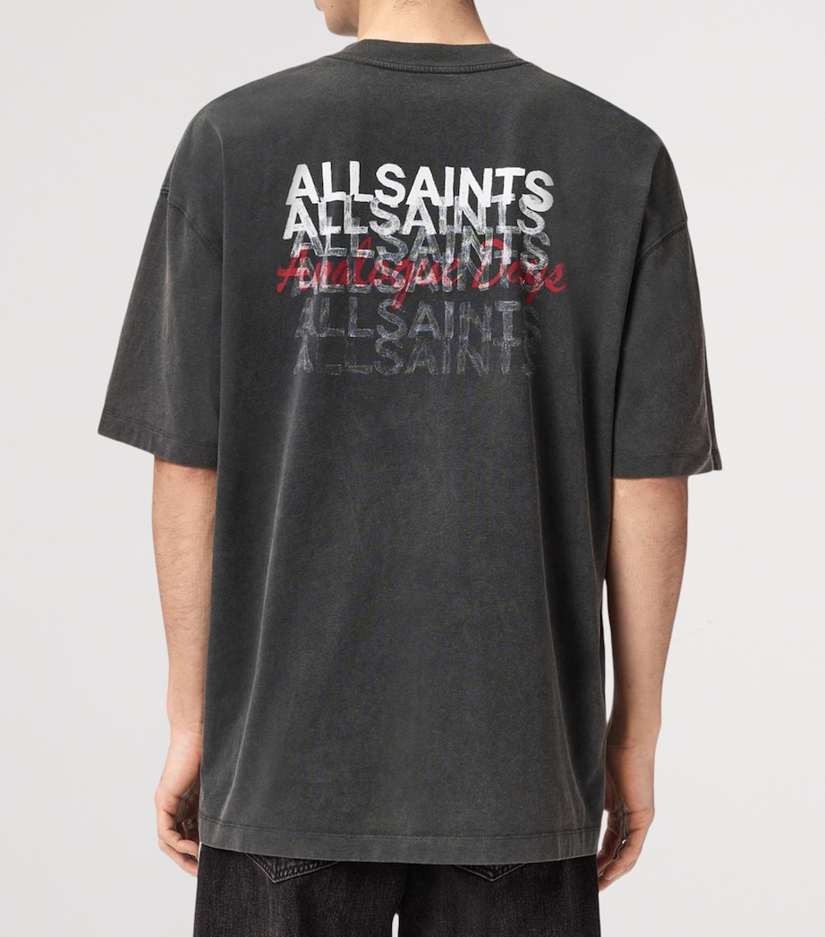 Organic Cotton Graphene Oversized T-Shirt WASHED BLACK Image 6