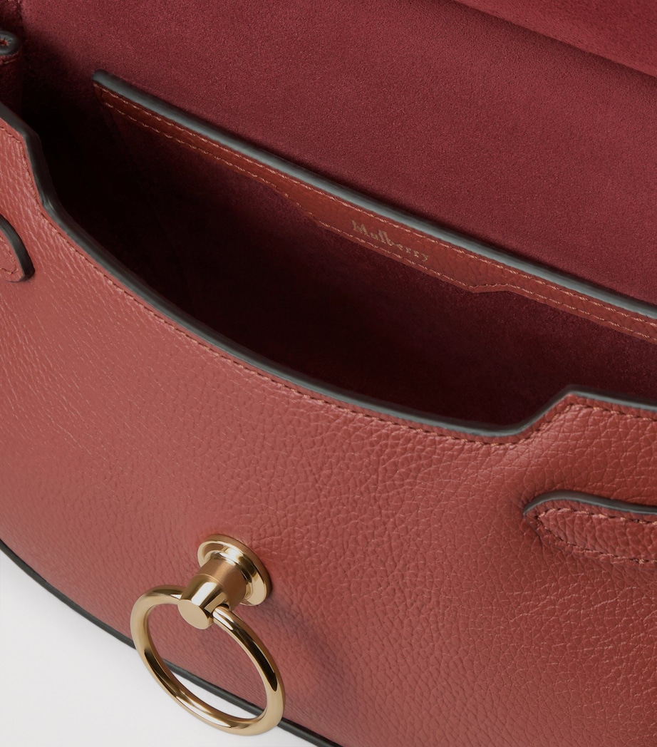 Small Leather Amberley Cross-Body Bag RUST Image 5