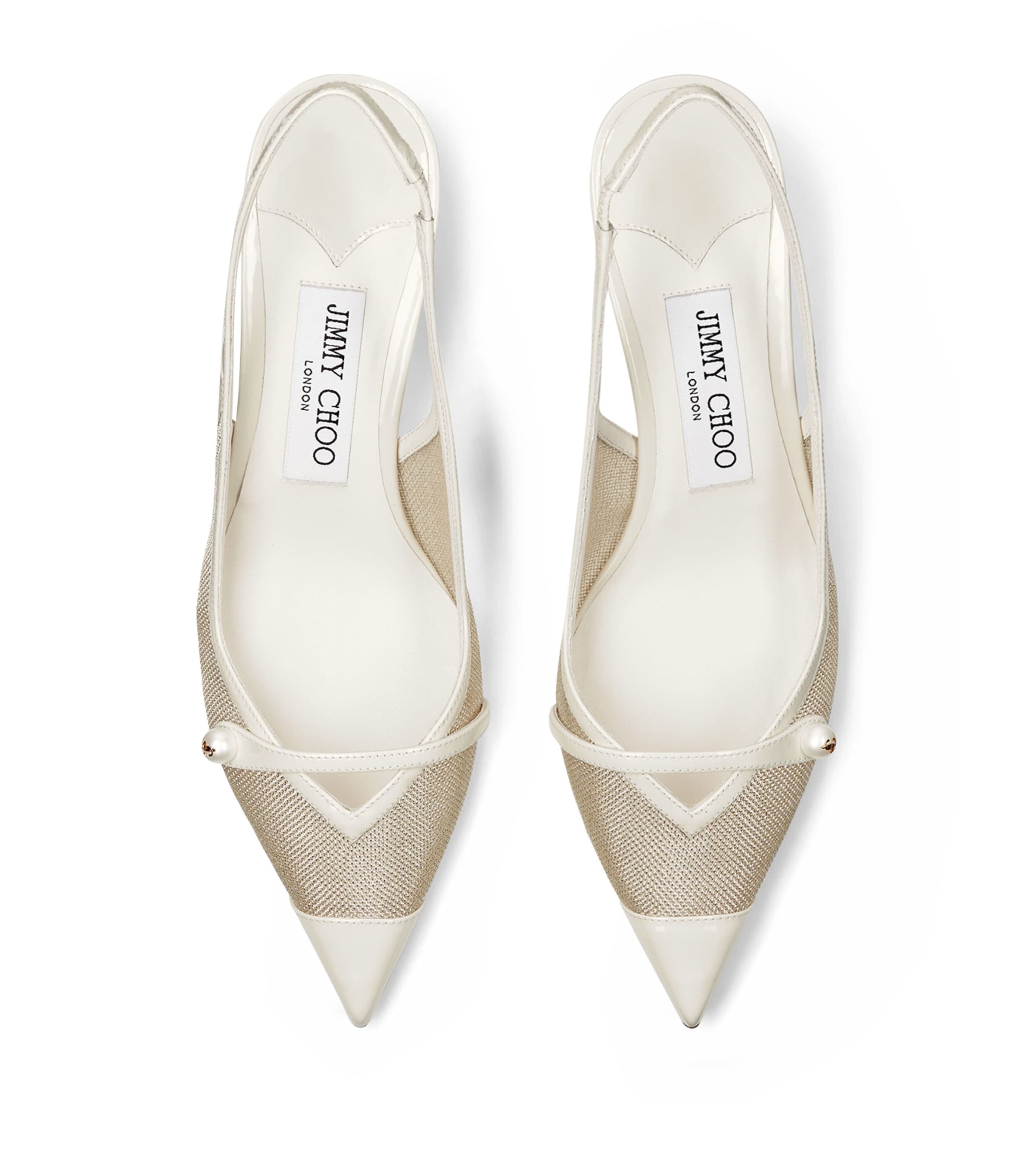 Amita 45 Slingback Pumps LATTE/CHAMPAGNE Image 3