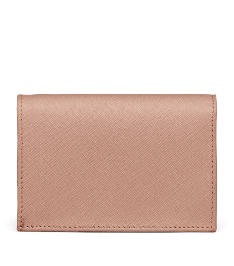 Small Saffiano Leather Bifold Wallet F0236 Image 3