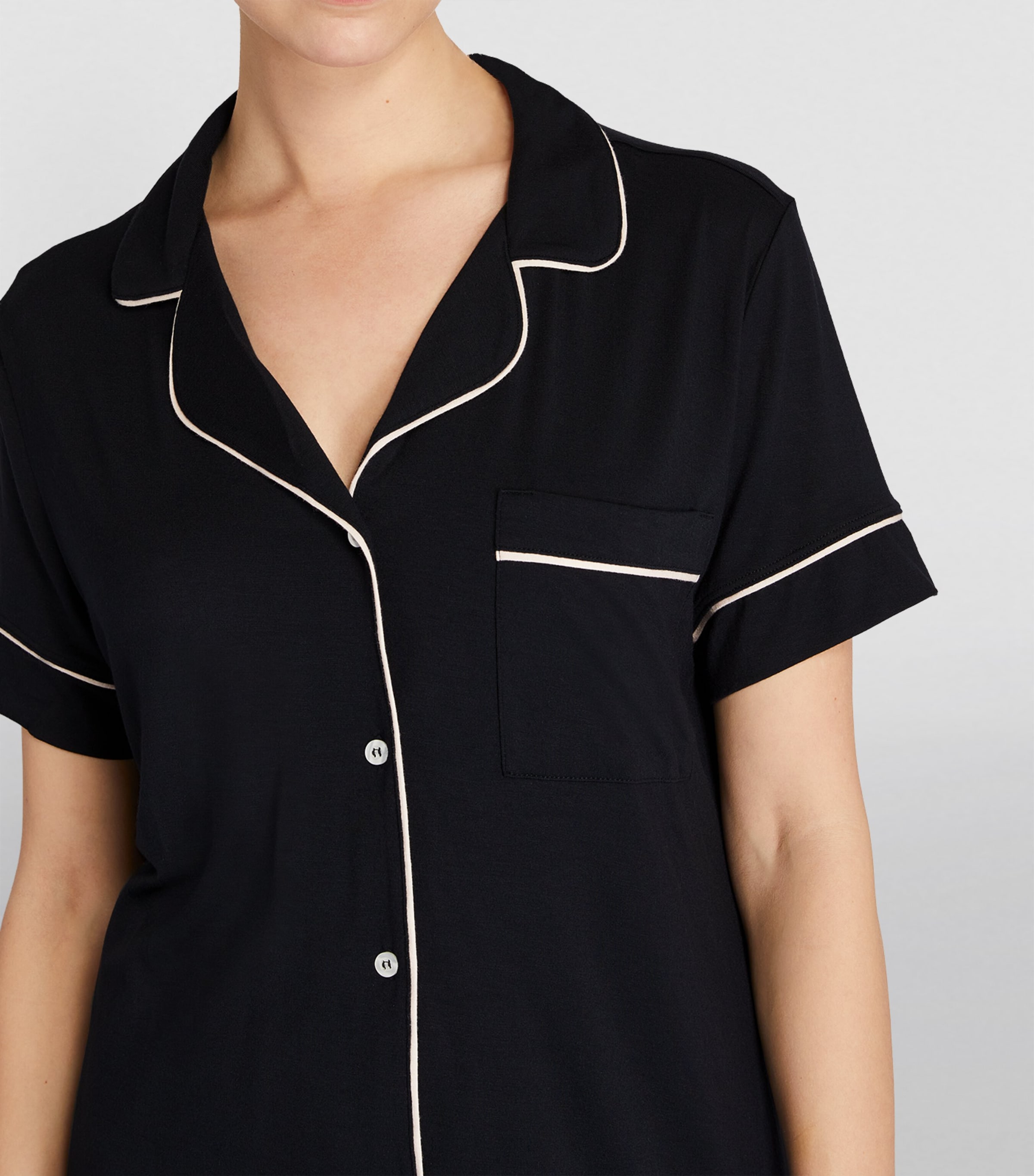 Gisele Pyjama Set BLACK/SORBET PINK Image 6