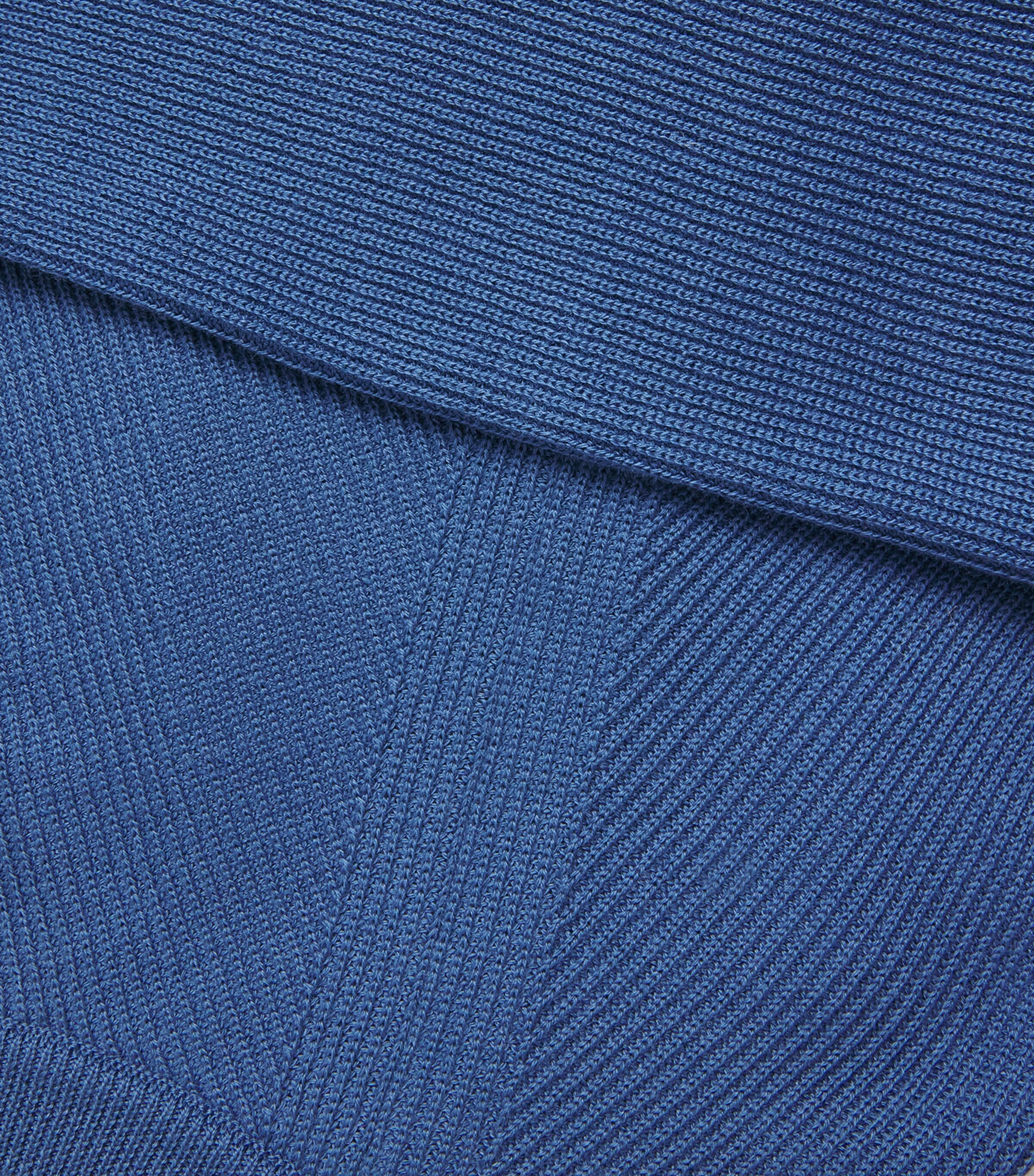 Cotton Ribbed Sweater DENIM U0499 Image 5