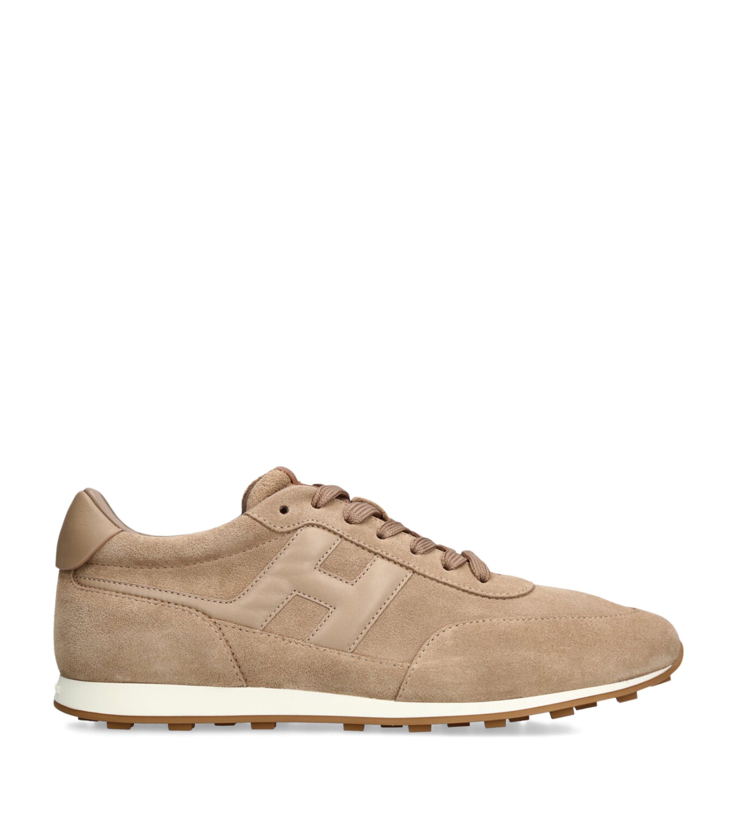 Hogan Suede Athletic Sneakers Beige Image 1