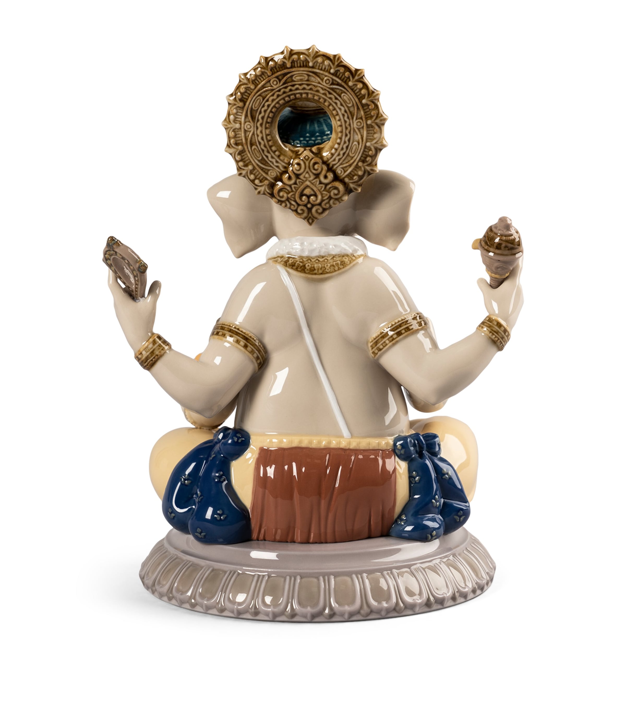 Lladró Lord Ganesha Figurine Beige Image 3