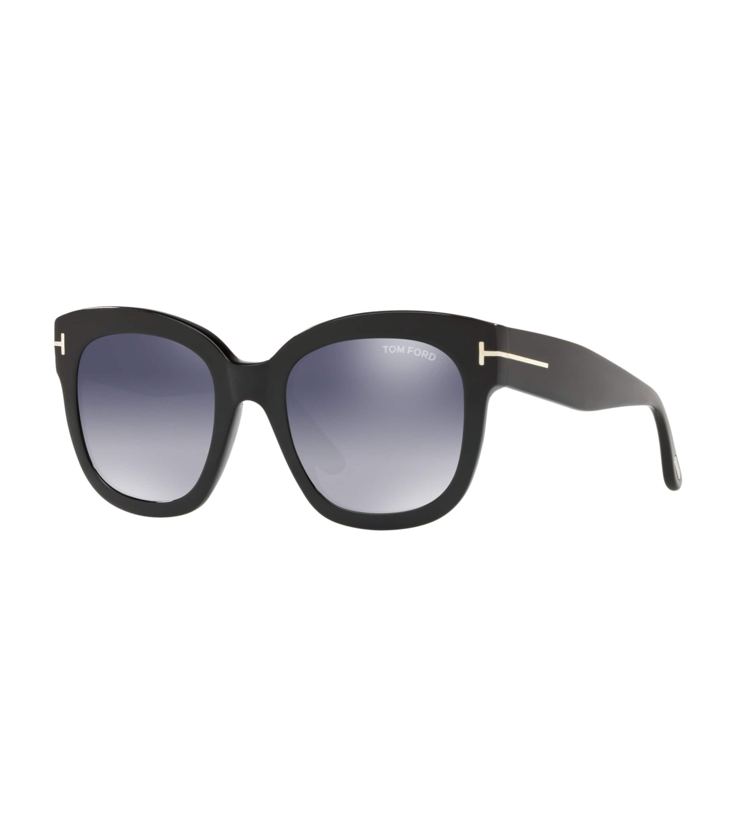 Rectangle Sunglasses BLACK Image 2