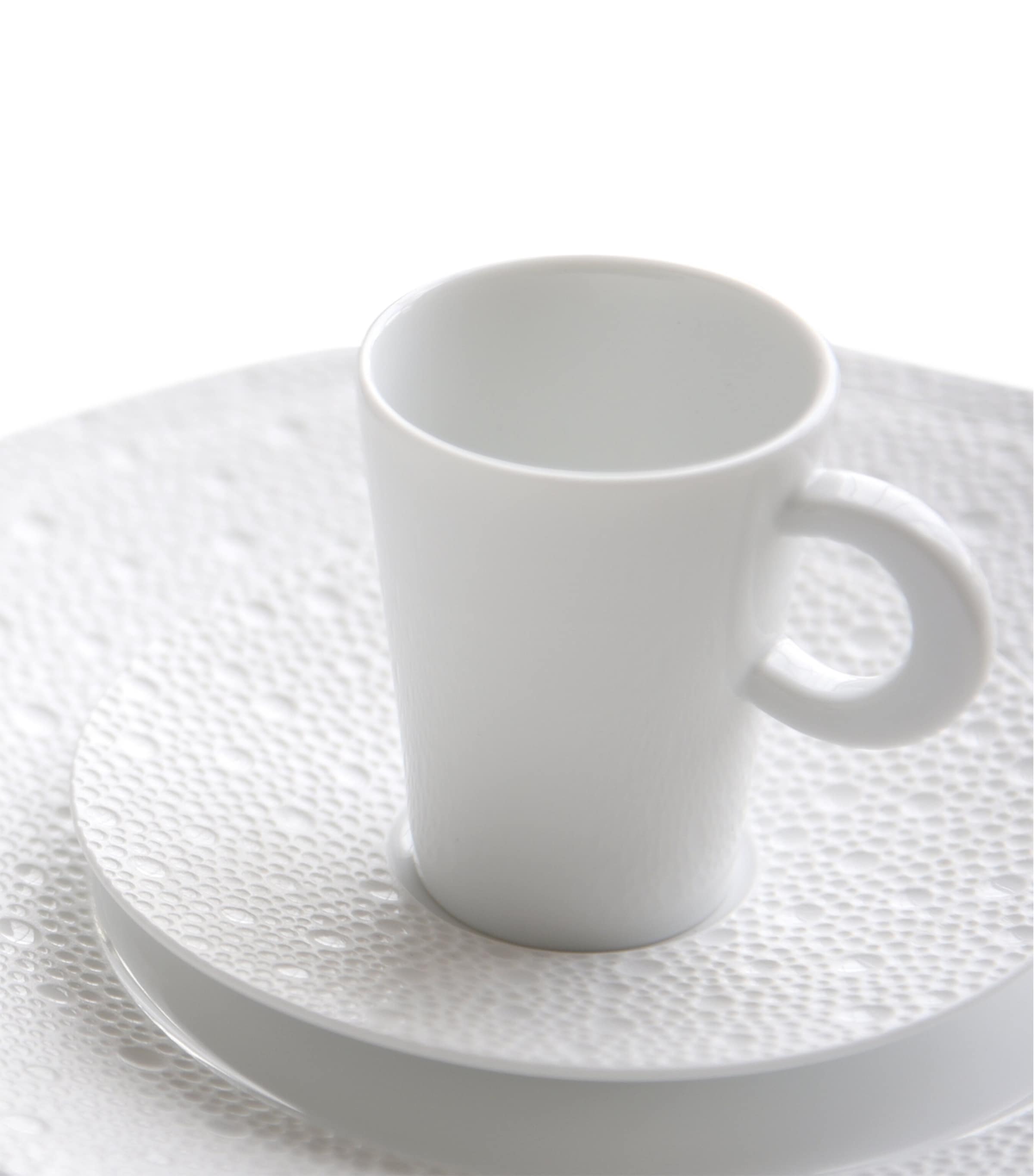 Ecume Coffee Cup and Saucer BLANC Image 2