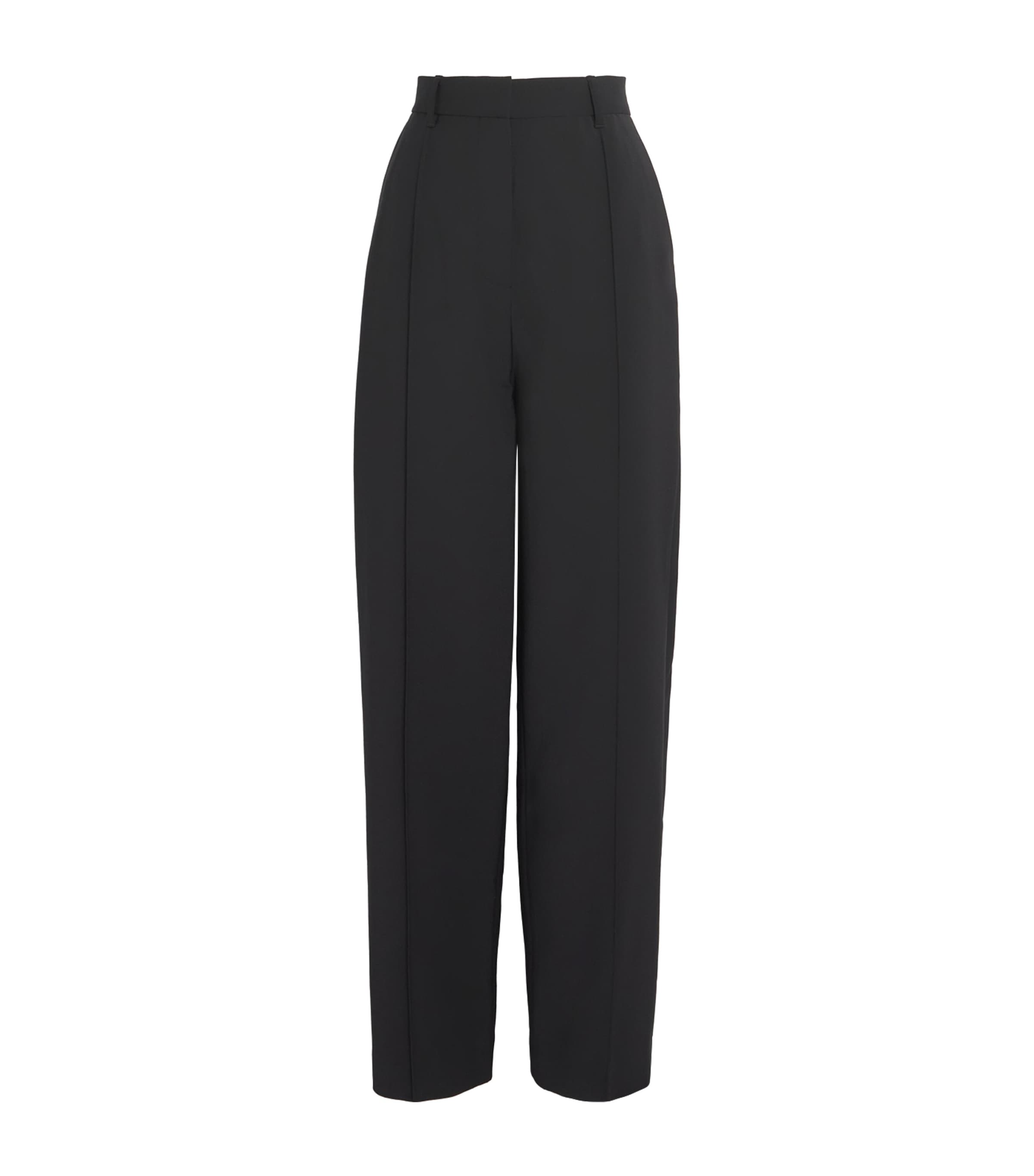 Camilla And Marc Corinthian Straight Tailored Trousers In Black