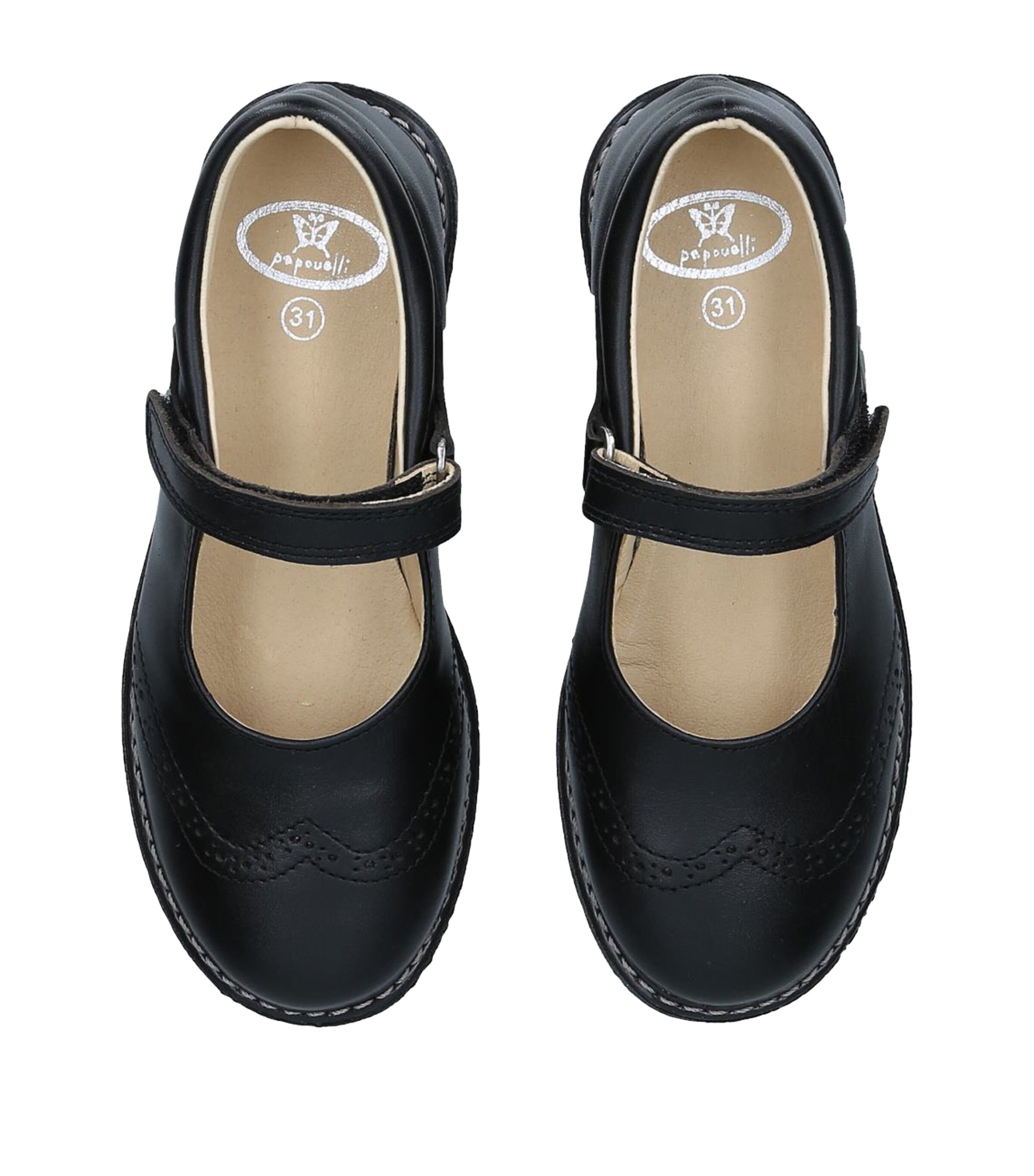 Leather Louisa Pumps BLACK Image 4