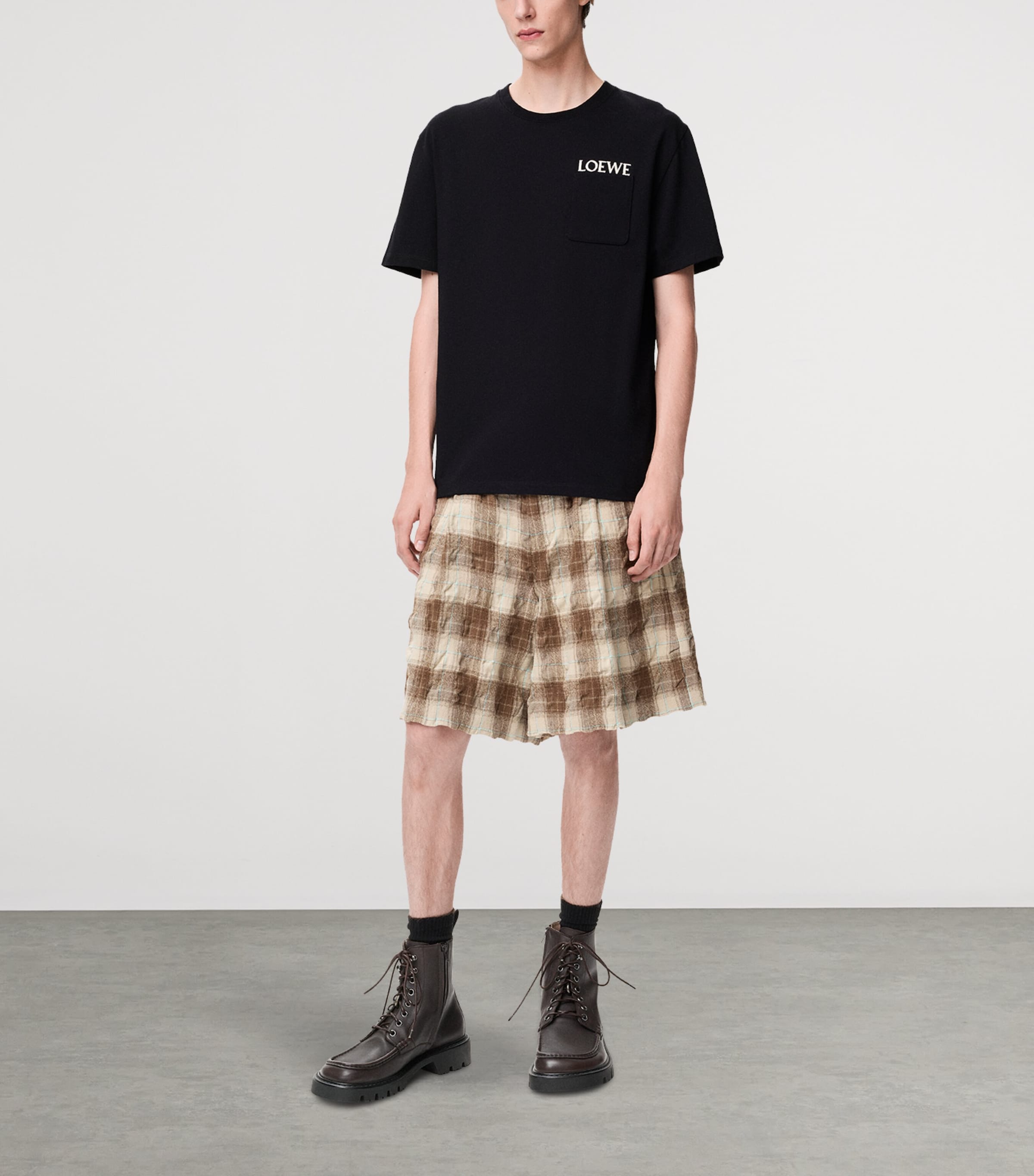 Cotton Pocket Logo T-Shirt BLACK Image 2