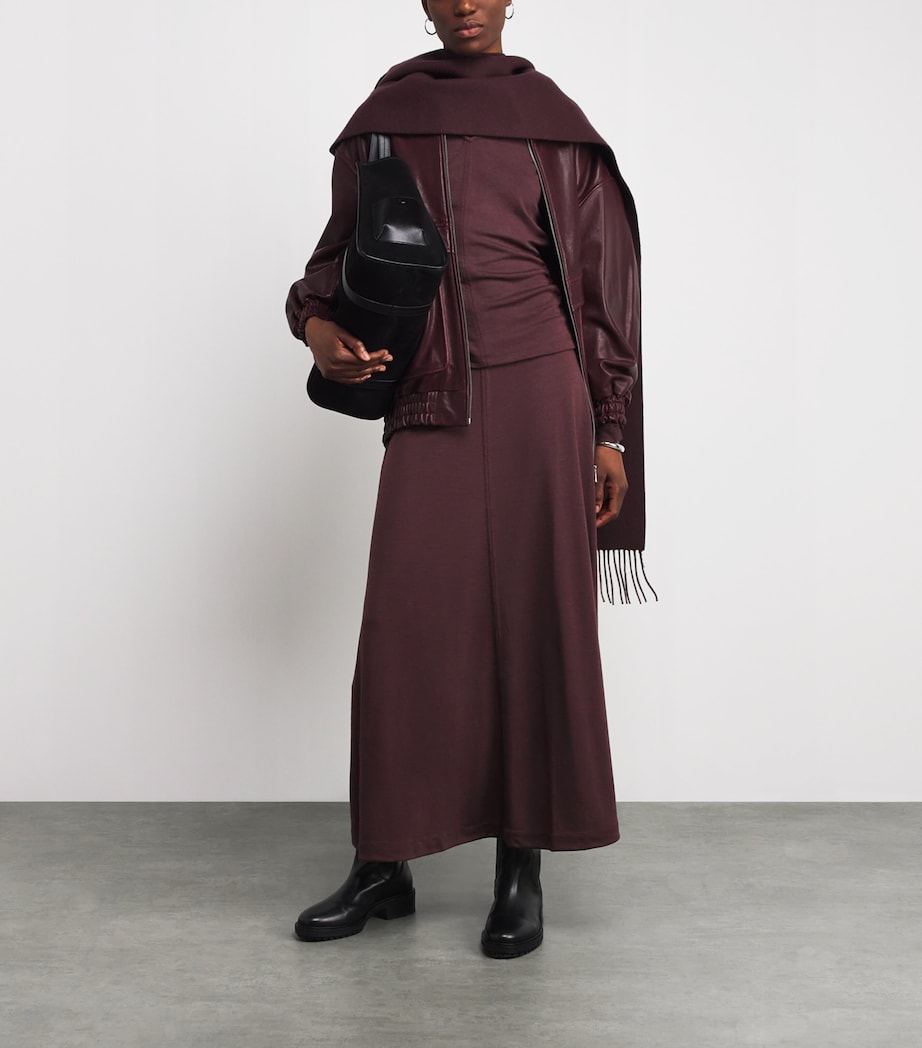 Jersey Midi Skirt MARASCHINO Image 2