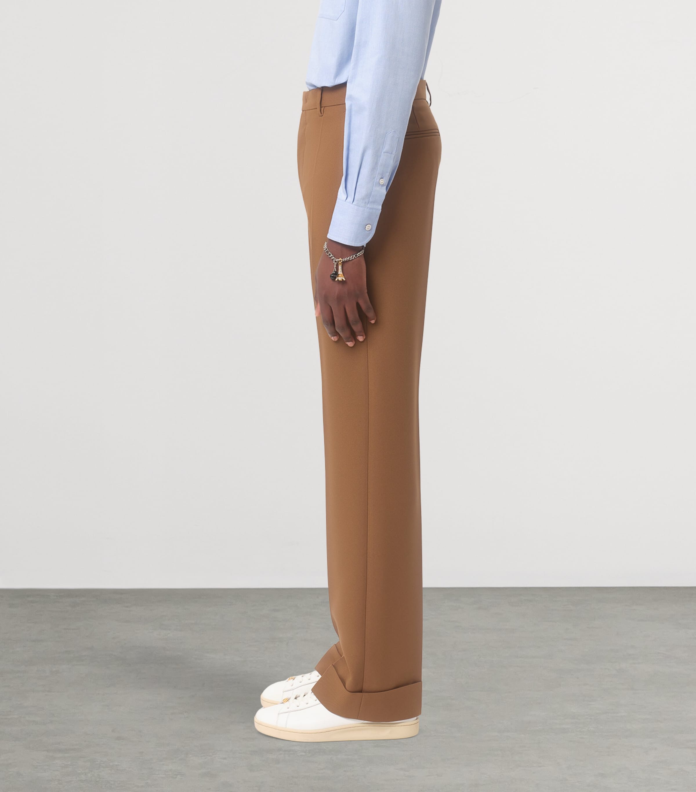 Valentino Garavani Mens Straight-Leg Trousers Image 3
