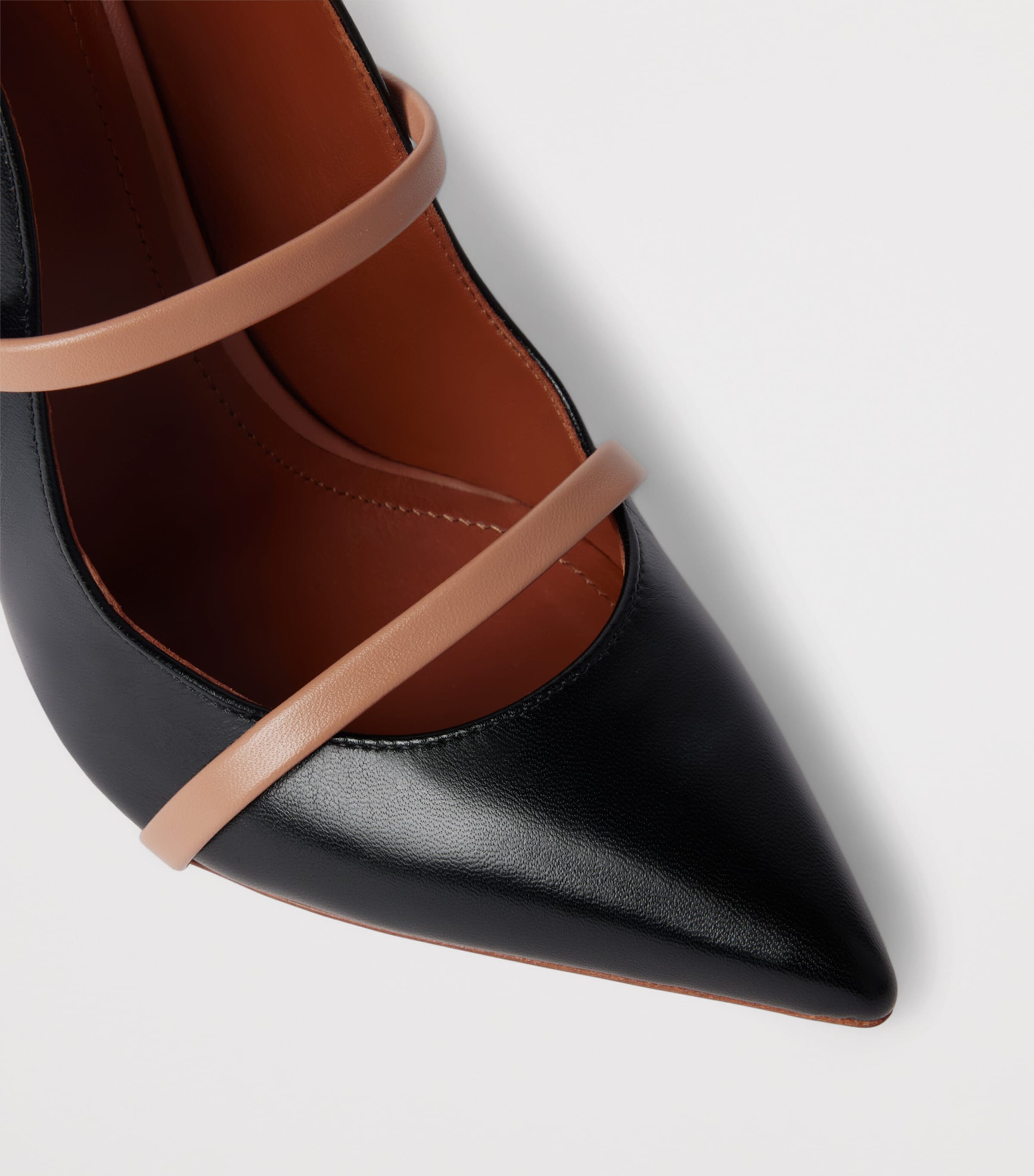 Malone Souliers Leather Maureen Pumps 100 Black Image 5