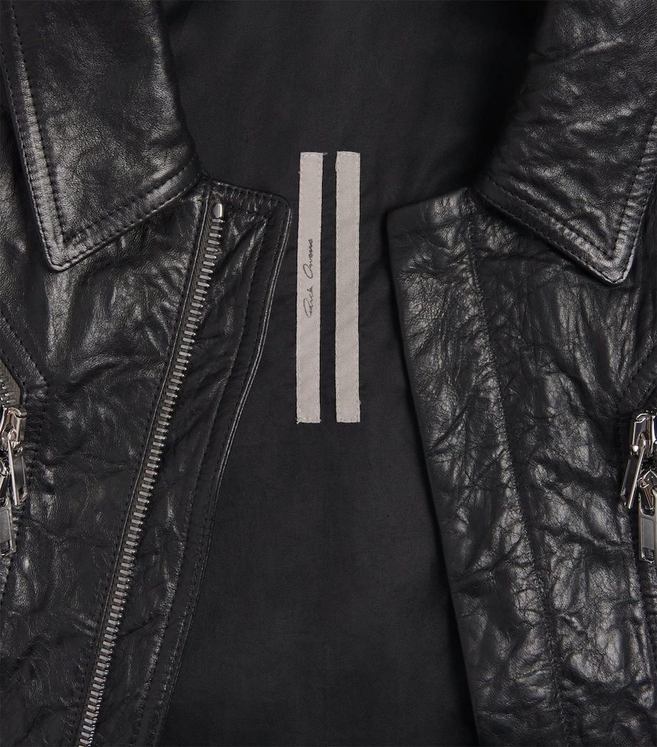 Leather Heizer Mac Jacket BLACK/ 09 Image 6